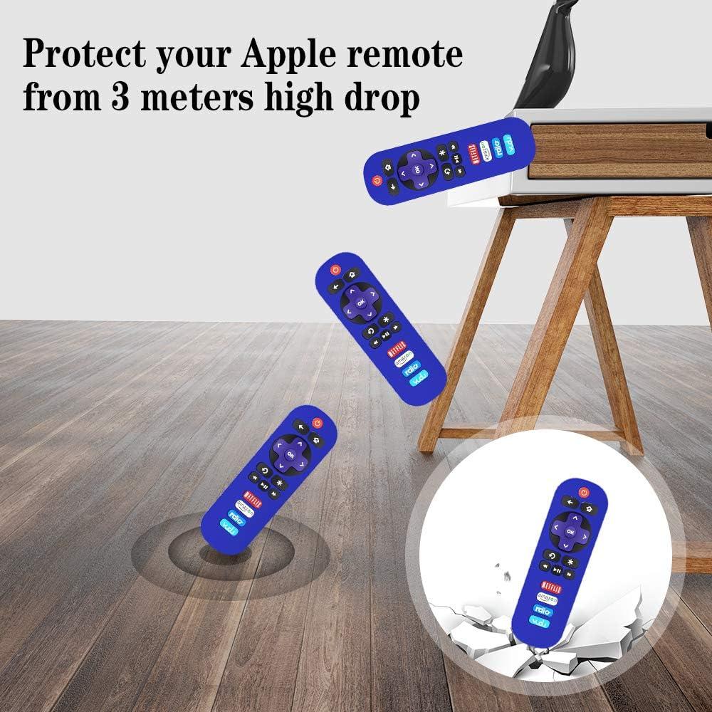 Funda de Silicona Woocon para Control Remoto TCL Roku TV RC280 - 4 Pack