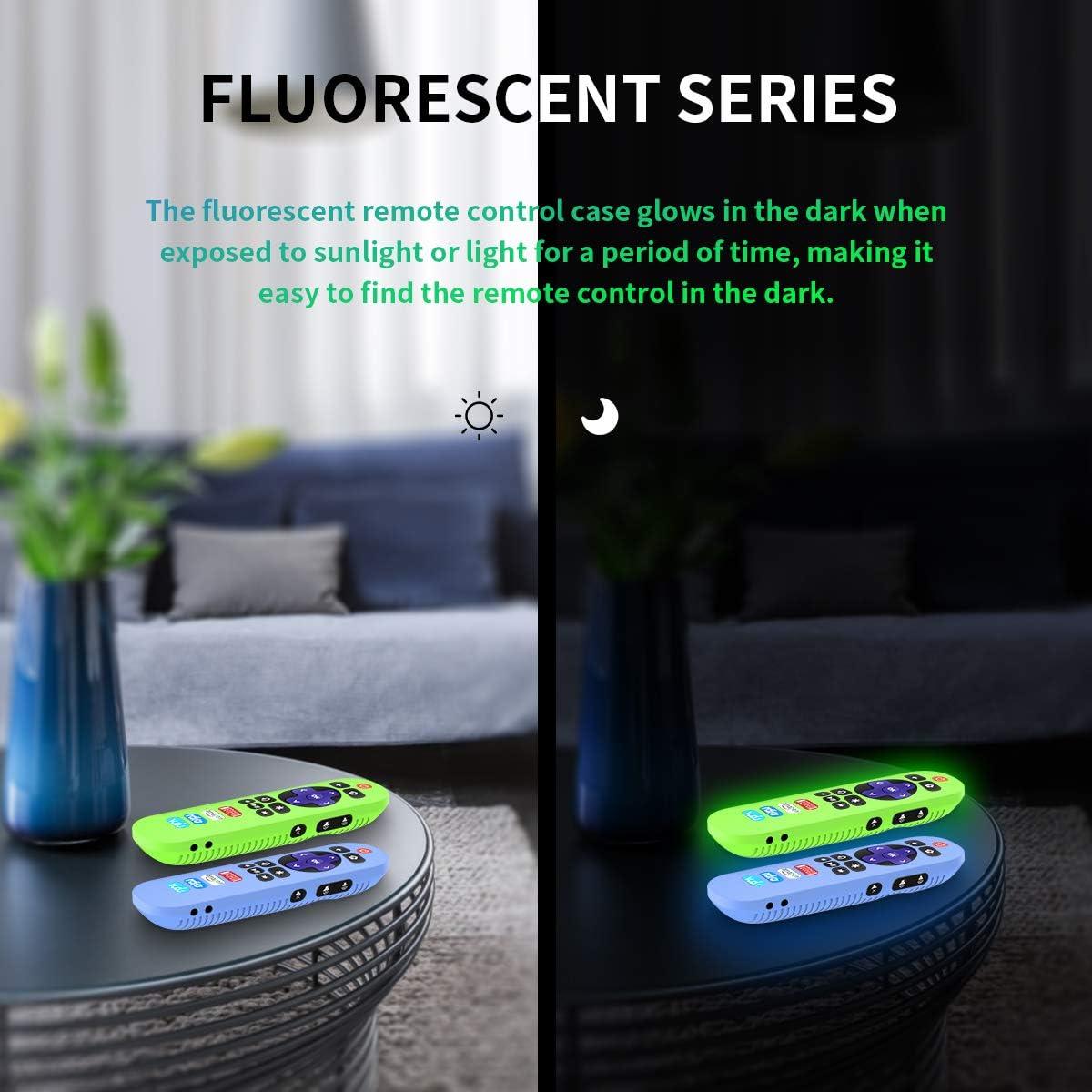 Funda de Silicona Woocon para Control Remoto TCL Roku TV RC280 - 4 Pack