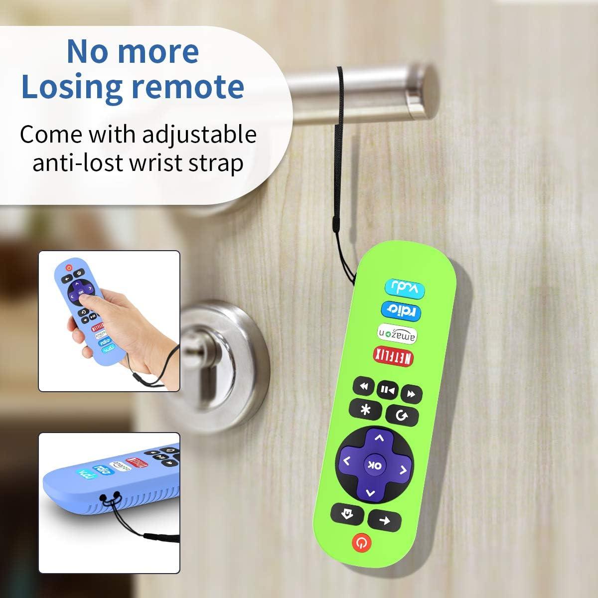 Funda de Silicona Woocon para Control Remoto TCL Roku TV RC280 - 4 Pack