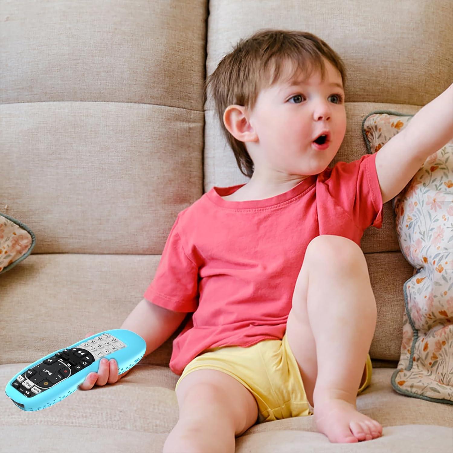 Paquete de 2 fundas de silicona DirecTV RC73 Azul Verde