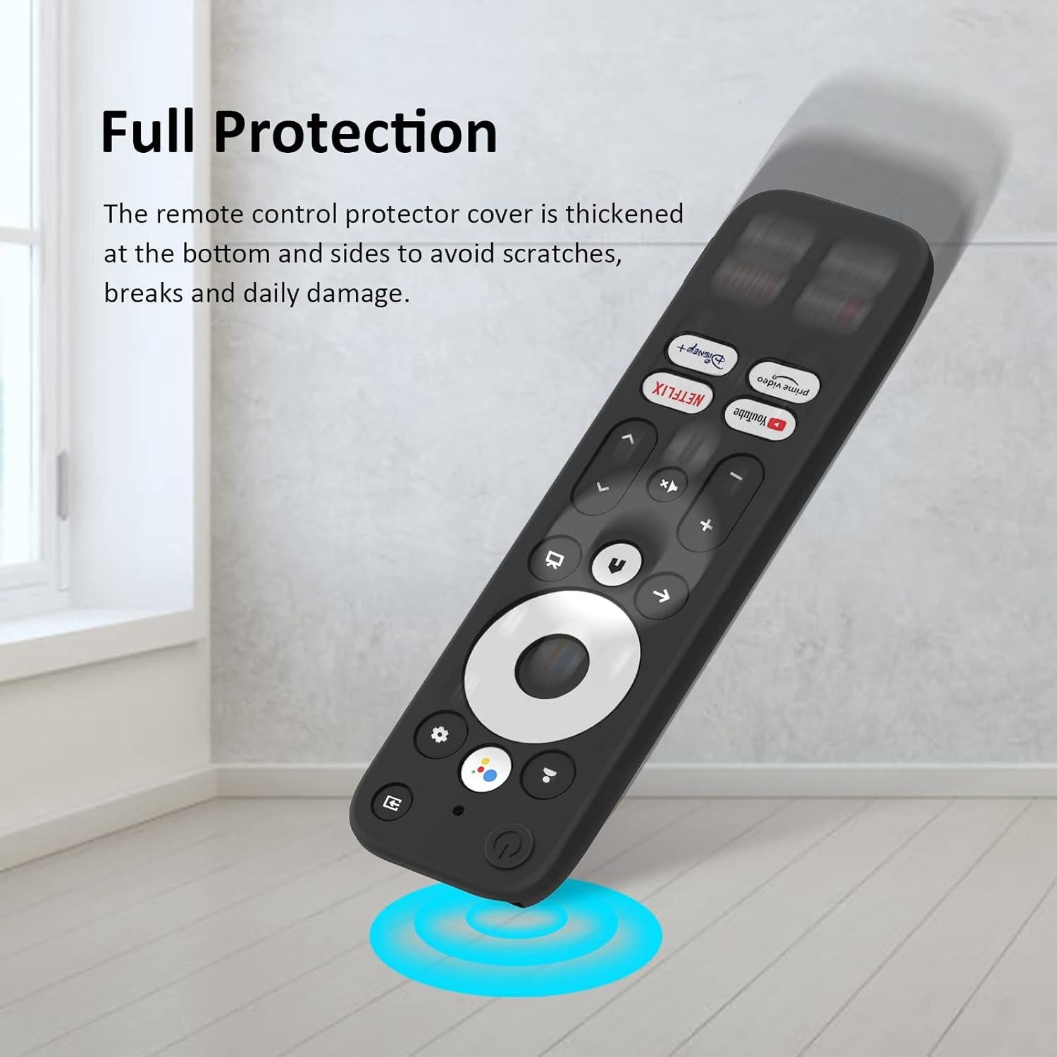 Funda de Silicona Negra LEFXMOPHY para Control Remoto Mecool KM2