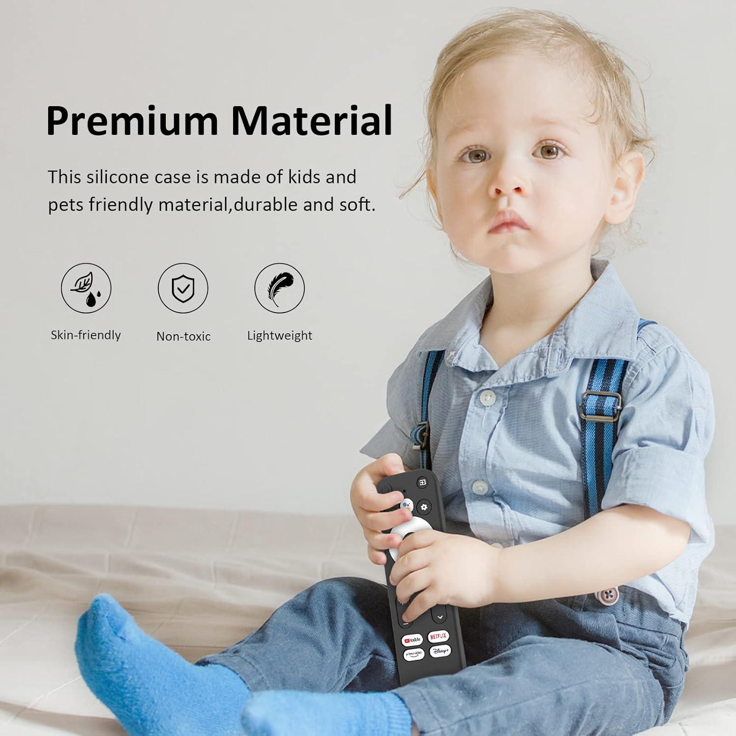 Funda de Silicona Negra LEFXMOPHY para Control Remoto Mecool KM2