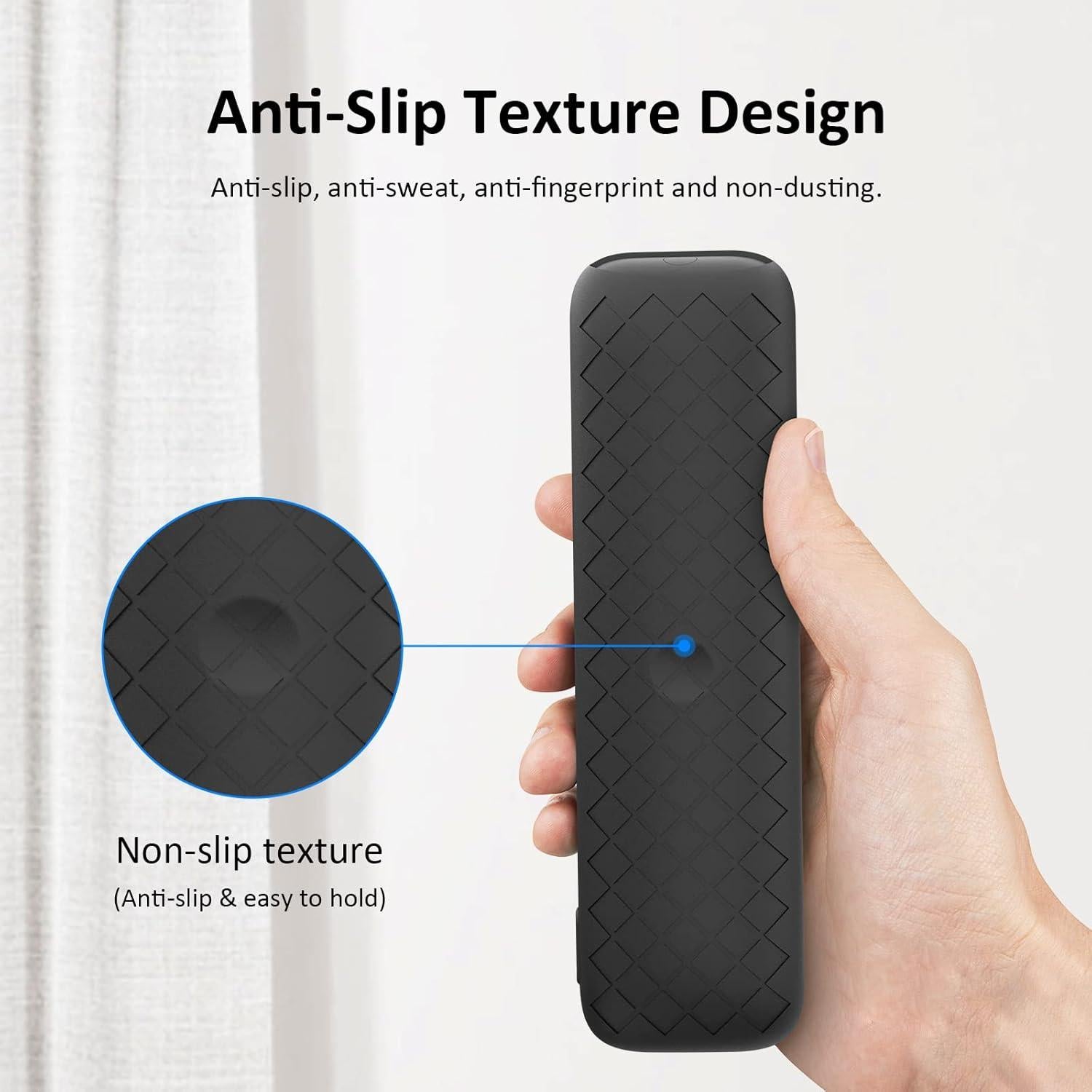 Funda de Silicona Negra LEFXMOPHY para Control Remoto Mecool KM2