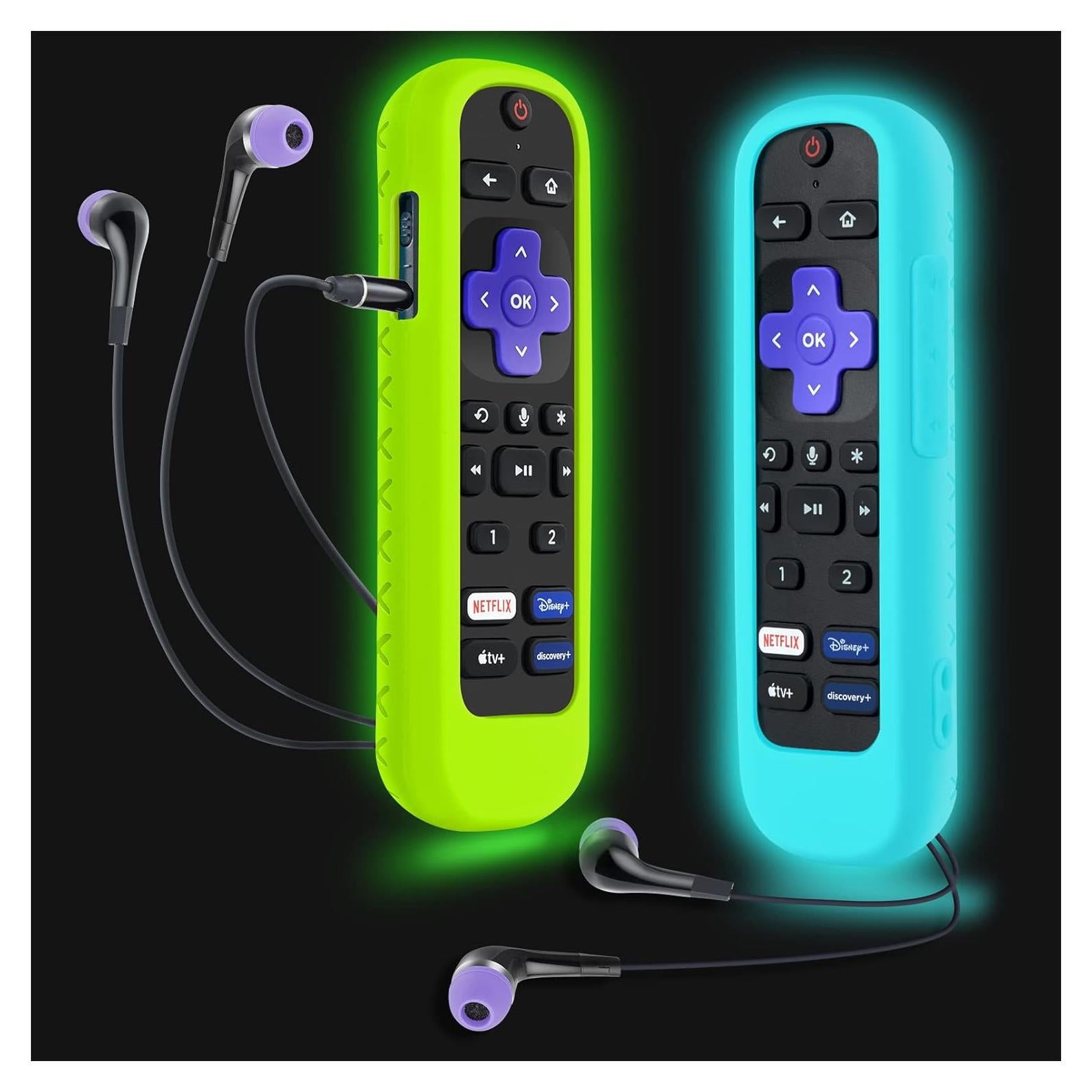 Funda de Silicona Verde para Control Remoto Roku Pro 2022