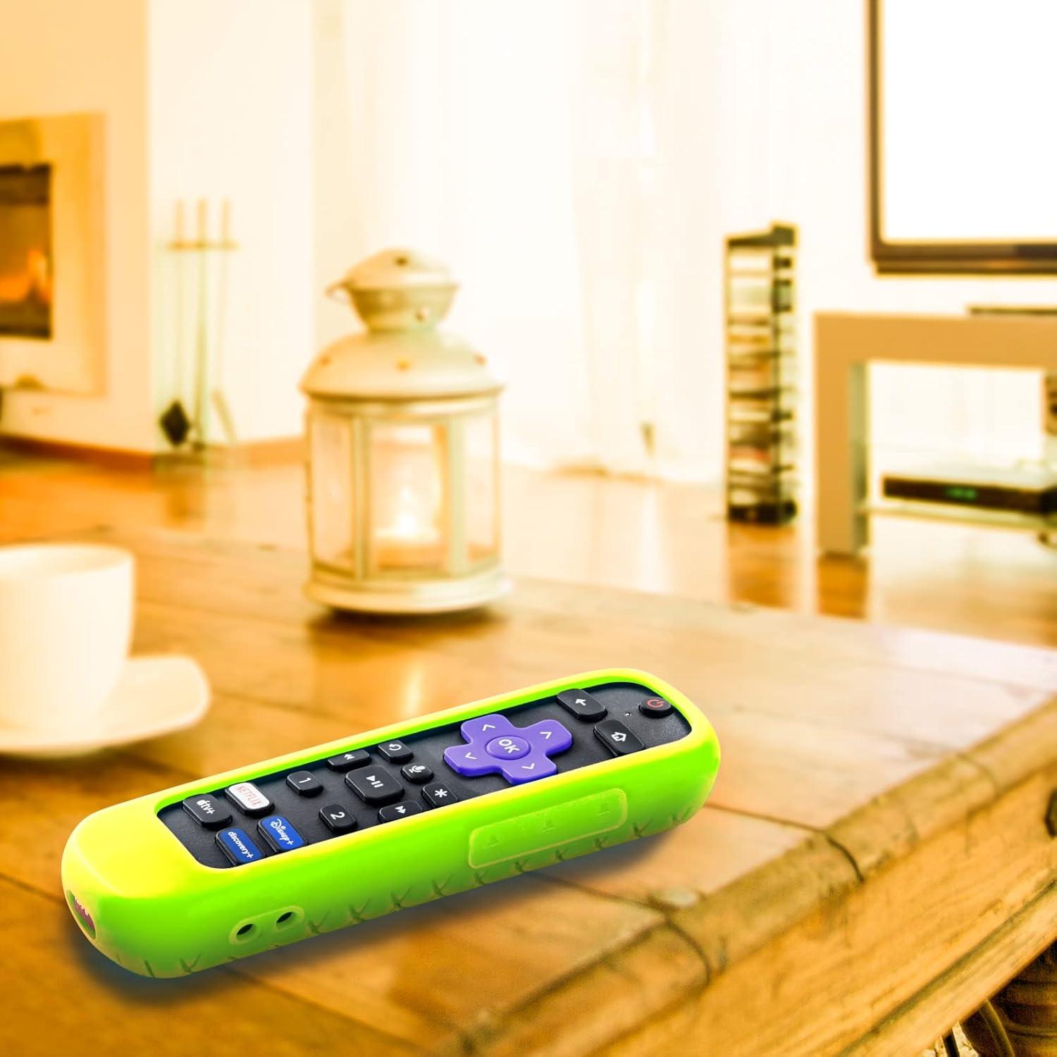 Funda de Silicona Verde para Control Remoto Roku Pro 2022