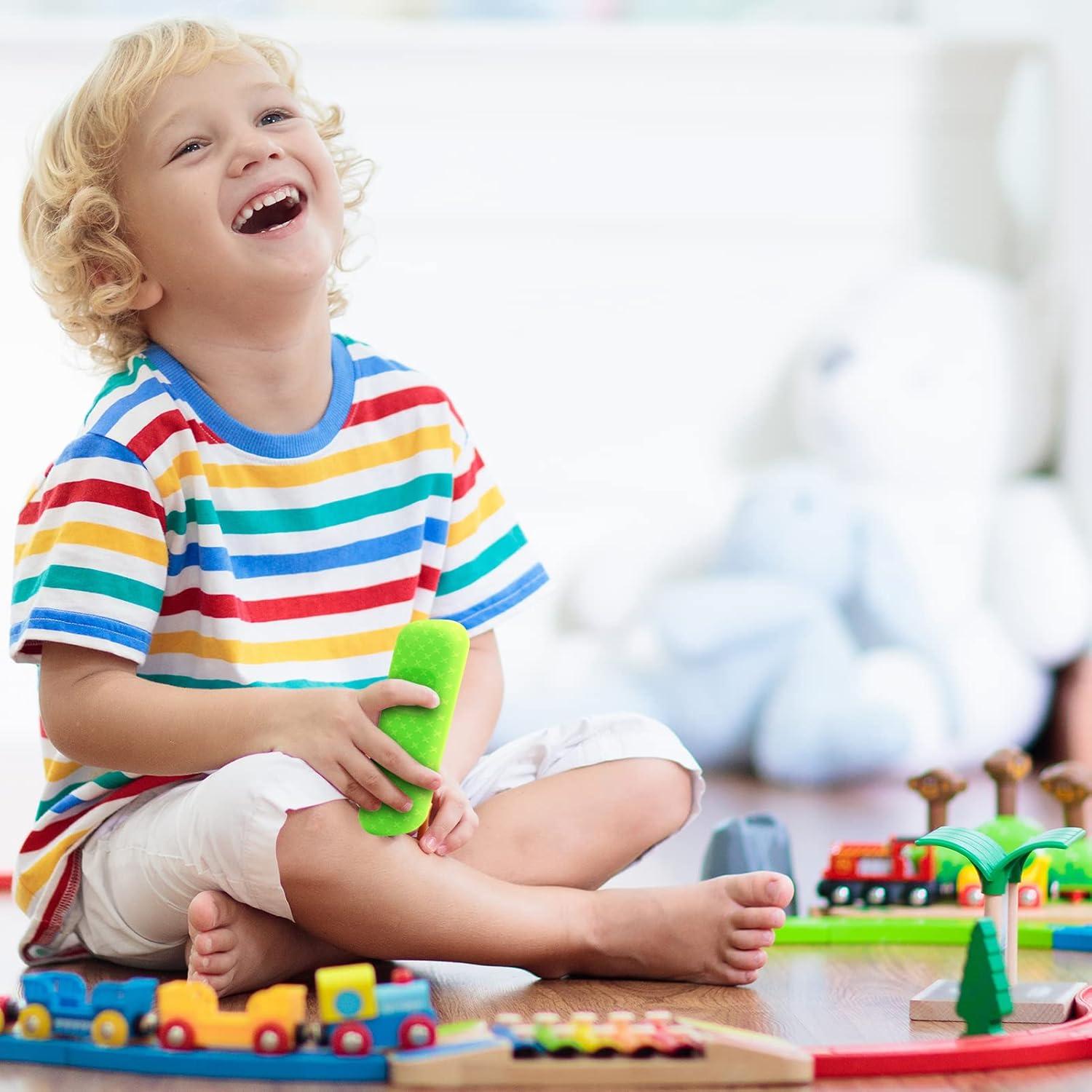 Funda de Silicona Antideslizante para Control Remoto Roku - Verde Púrpura