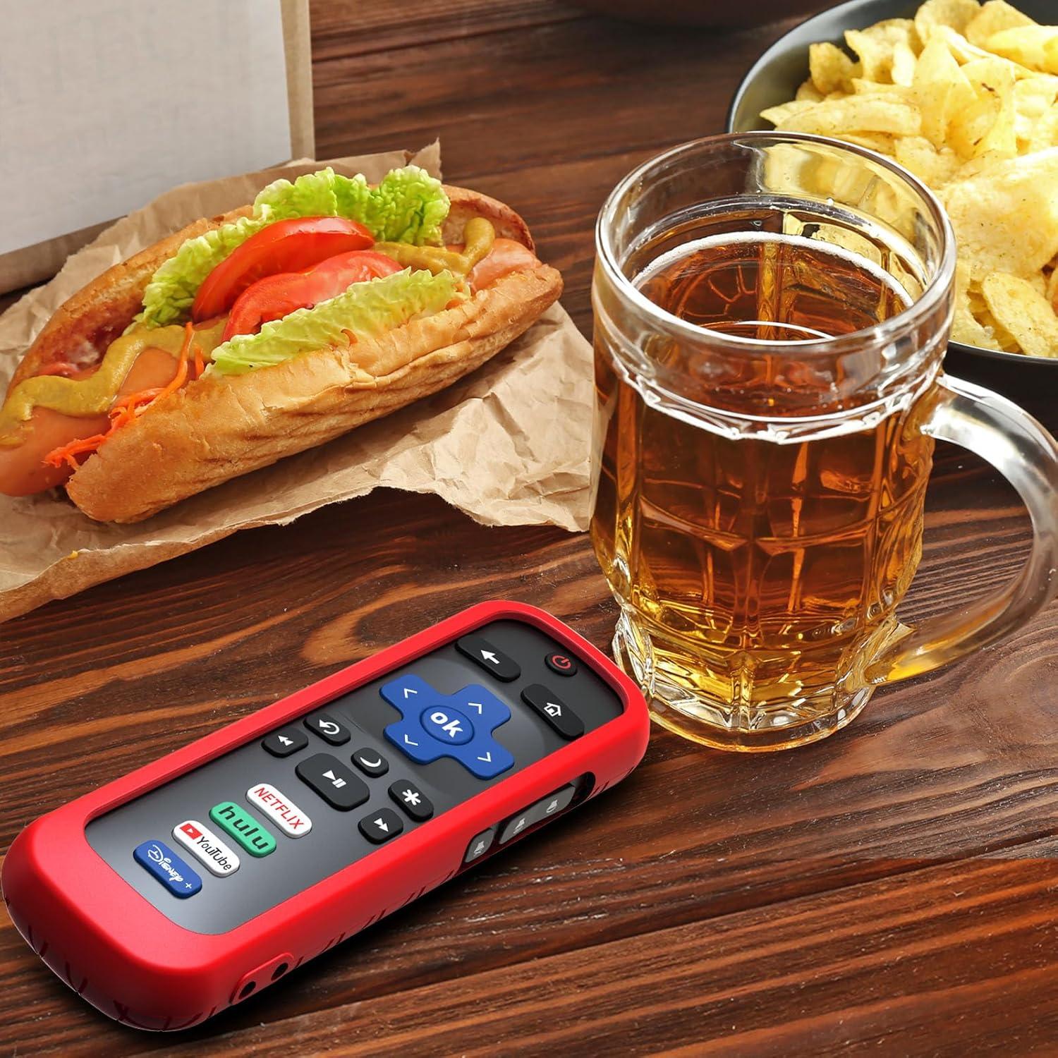 Paquete de 3 fundas de silicona para control remoto Roku