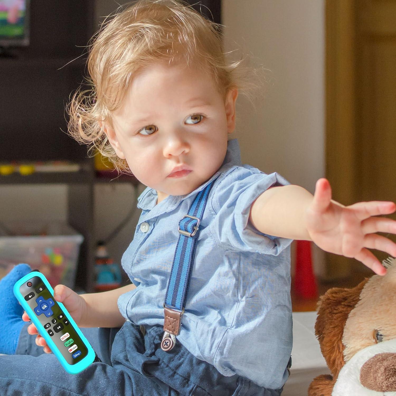 Paquete de 3 fundas de silicona para control remoto Roku
