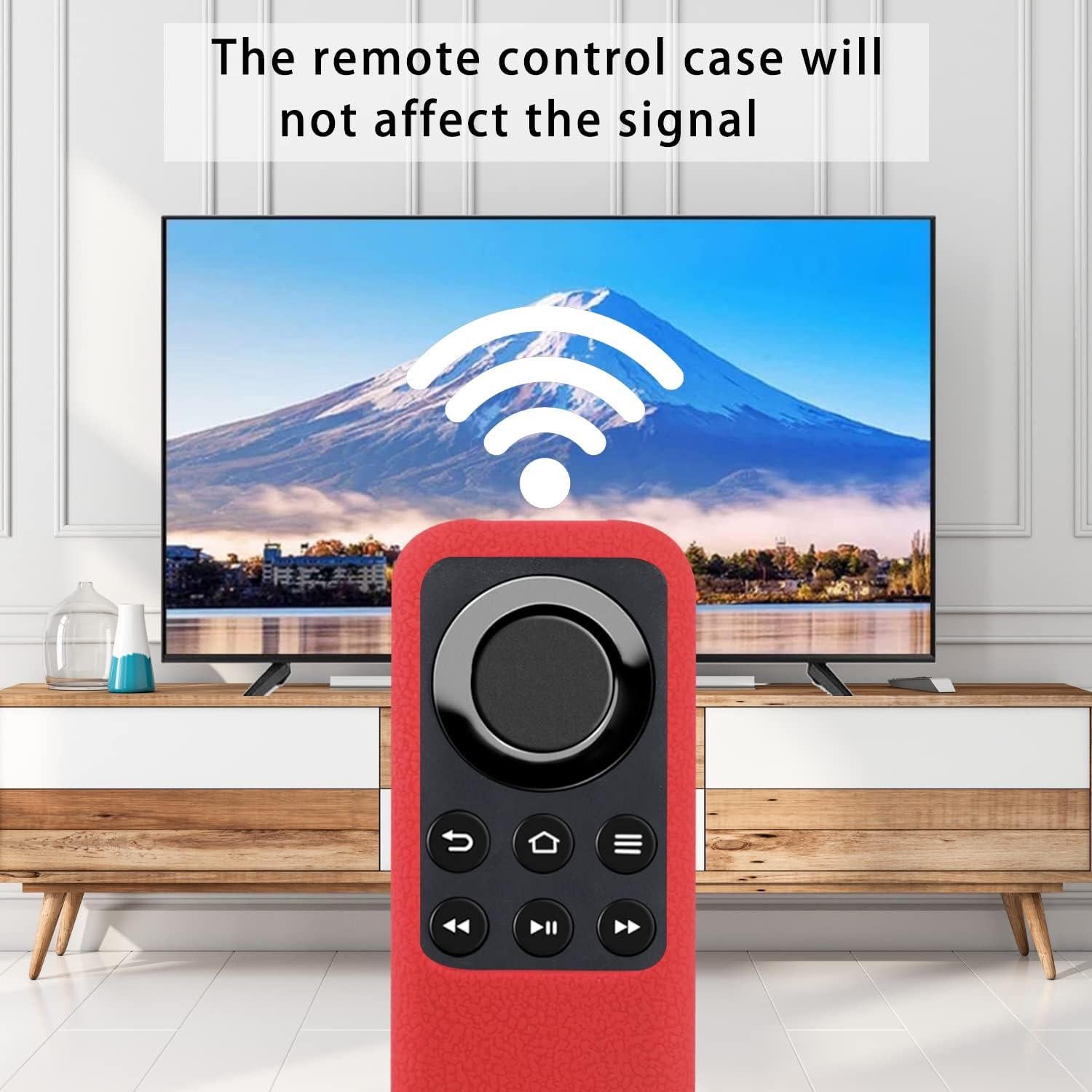 Funda de Silicona CHUNGHOP para Control Remoto CV98LM Rojo