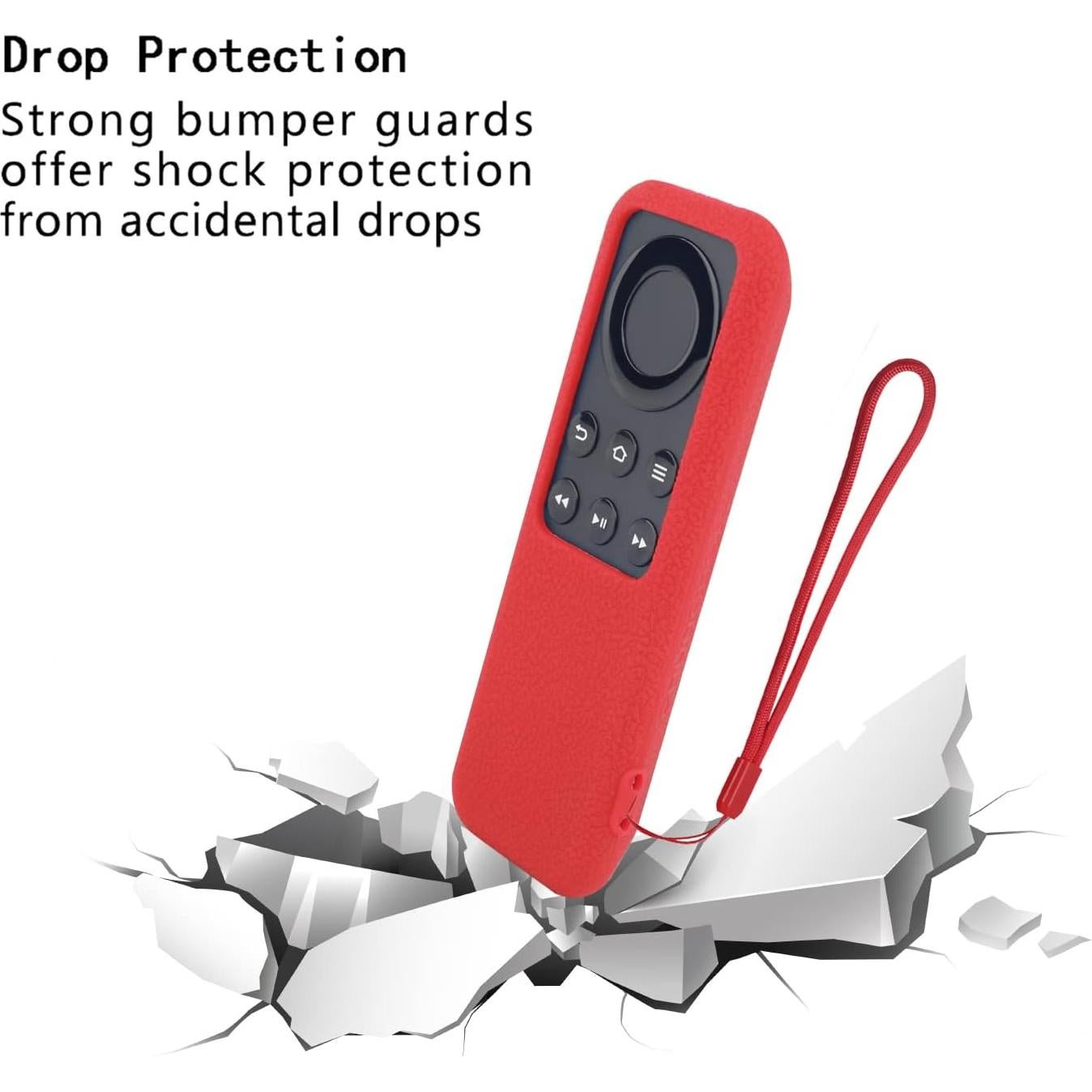 Funda de Silicona CHUNGHOP para Control Remoto CV98LM Rojo