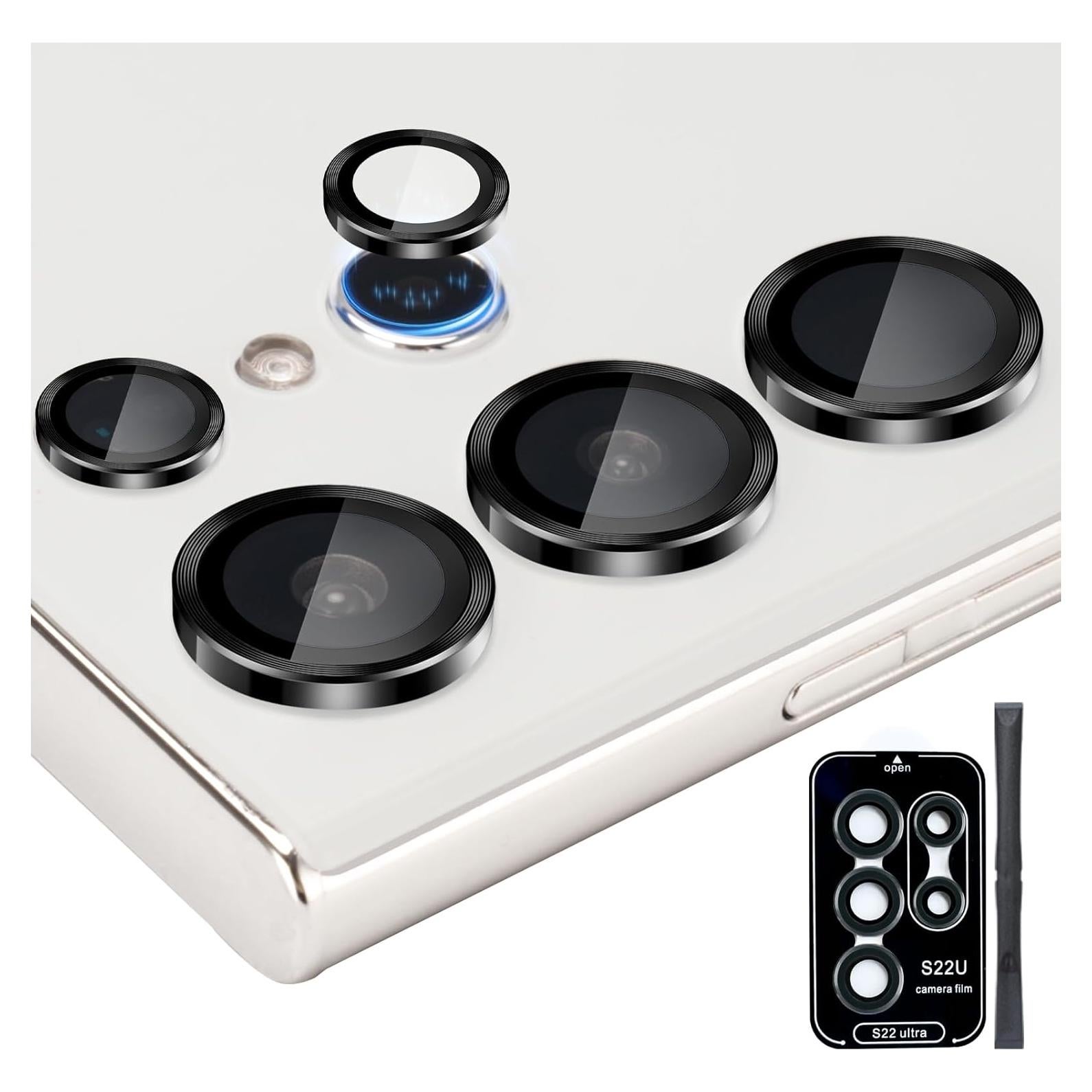 Protector de Lente de Cámara Zevytop para Samsung Galaxy S22 Ultra