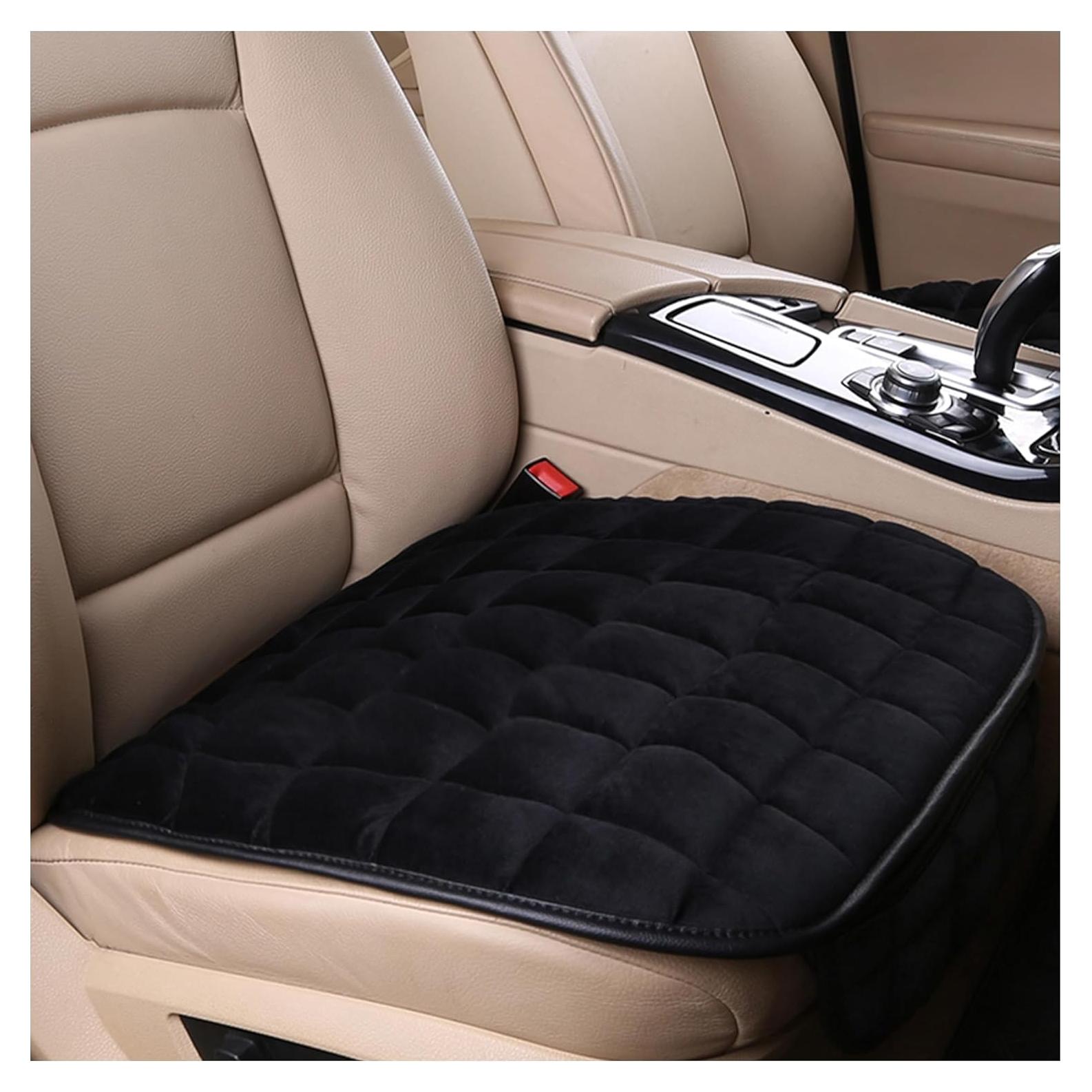 Cojines de Asiento de Coche Carleef 2 Piezas Felpa Antideslizante