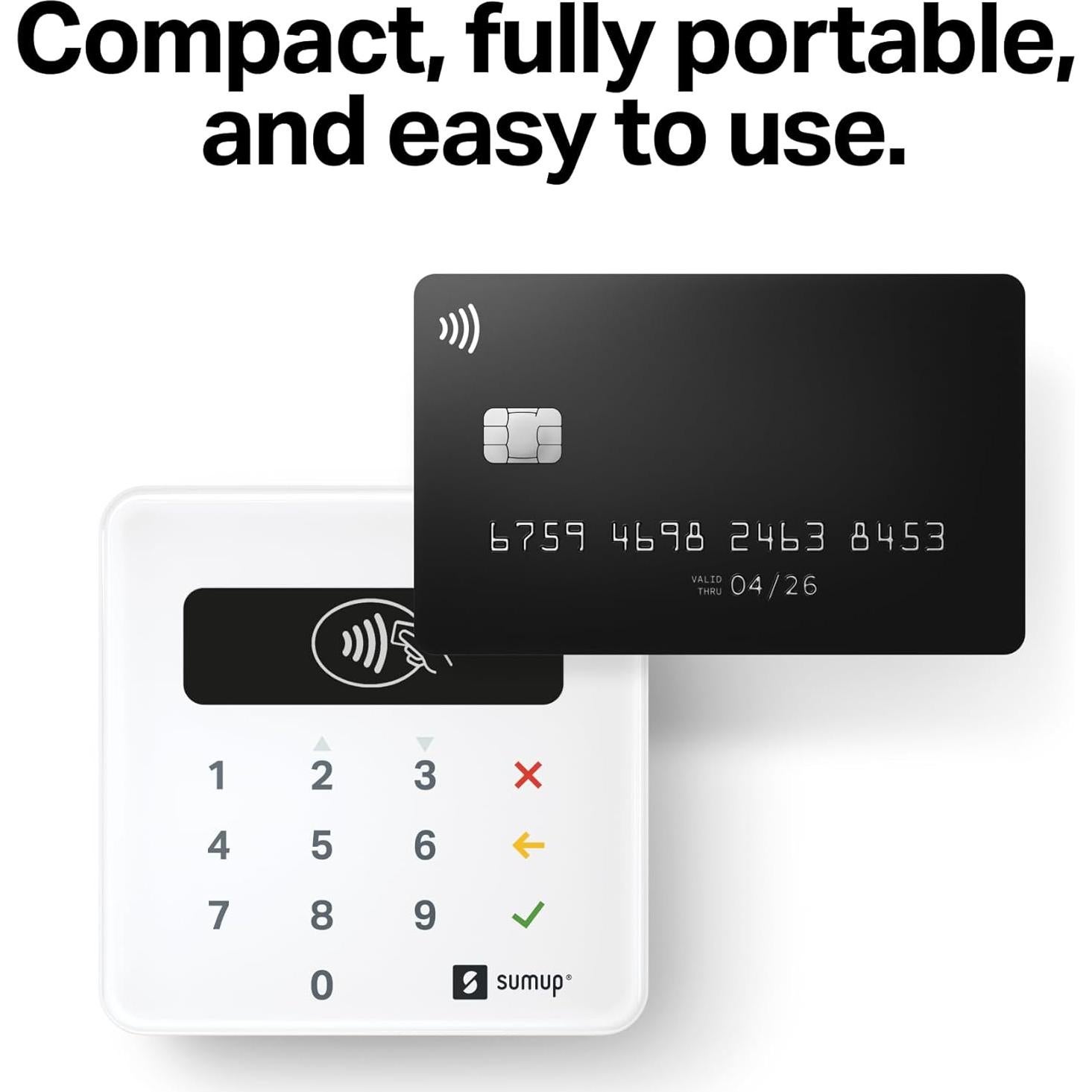 Lector de Tarjetas SumUp Plus Bluetooth NFC para Smartphone