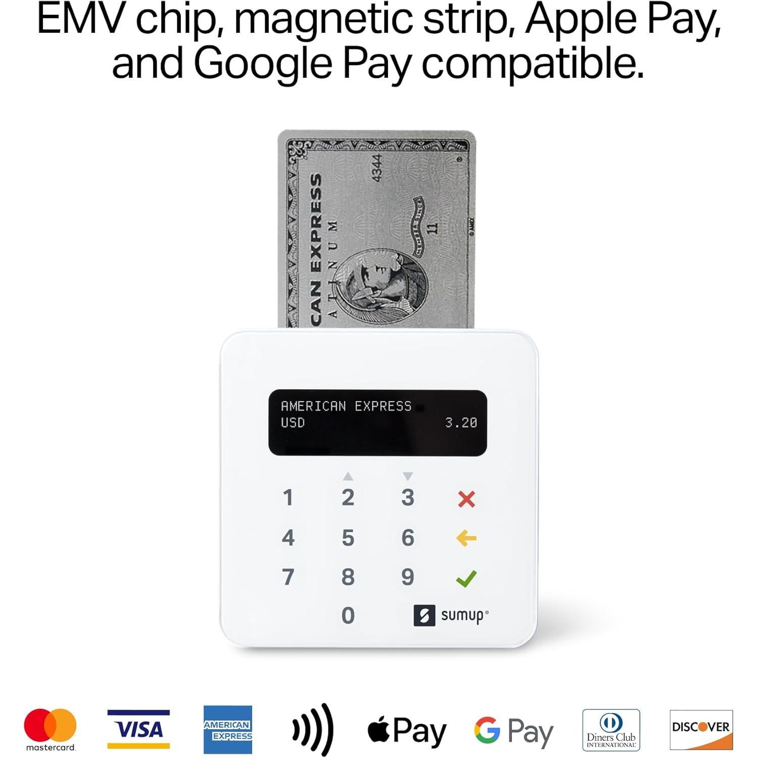 Lector de Tarjetas SumUp Plus Bluetooth NFC para Smartphone