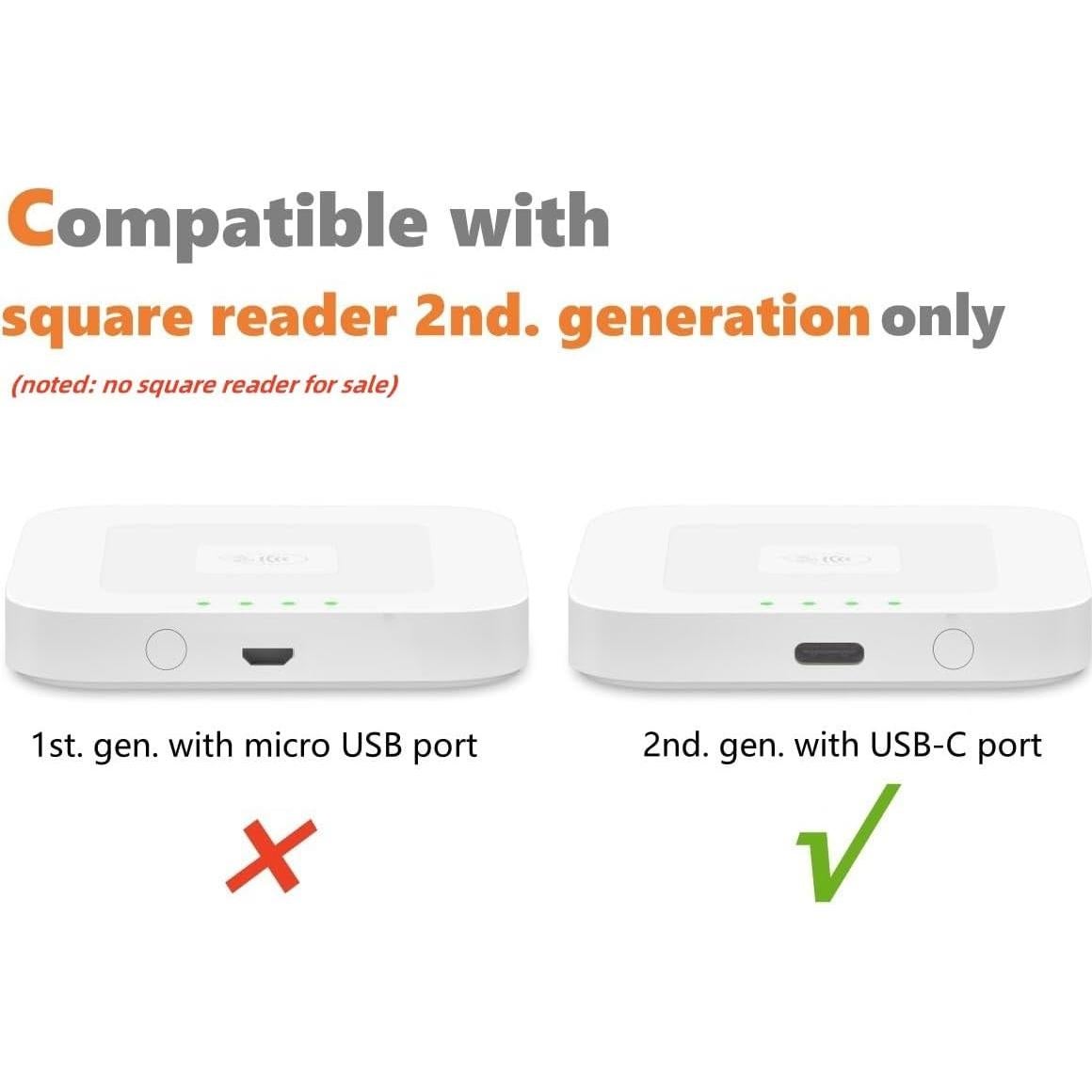 Base Cuadrada SORFHOUR para Lector Square 2da Generación