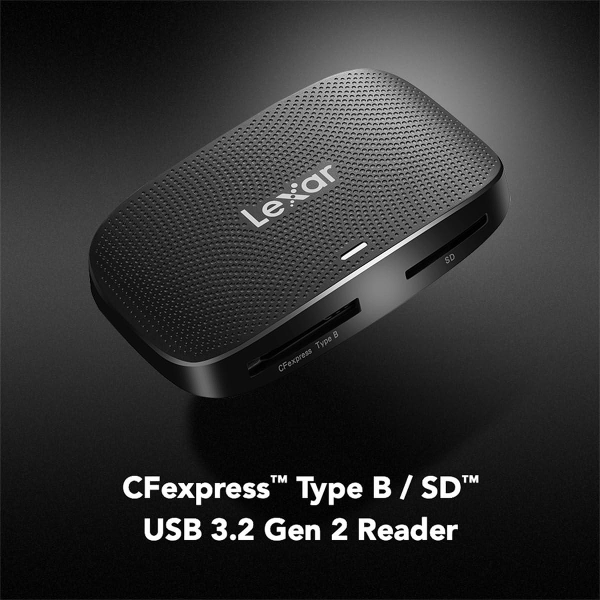 Lector USB 3.2 Lexar Professional CFexpress Tipo B y SD