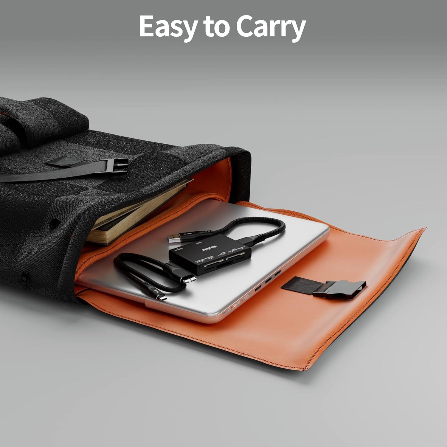 Lector de Tarjetas SD 7 en 1 Kxable USB 3.0 5Gbps Negro