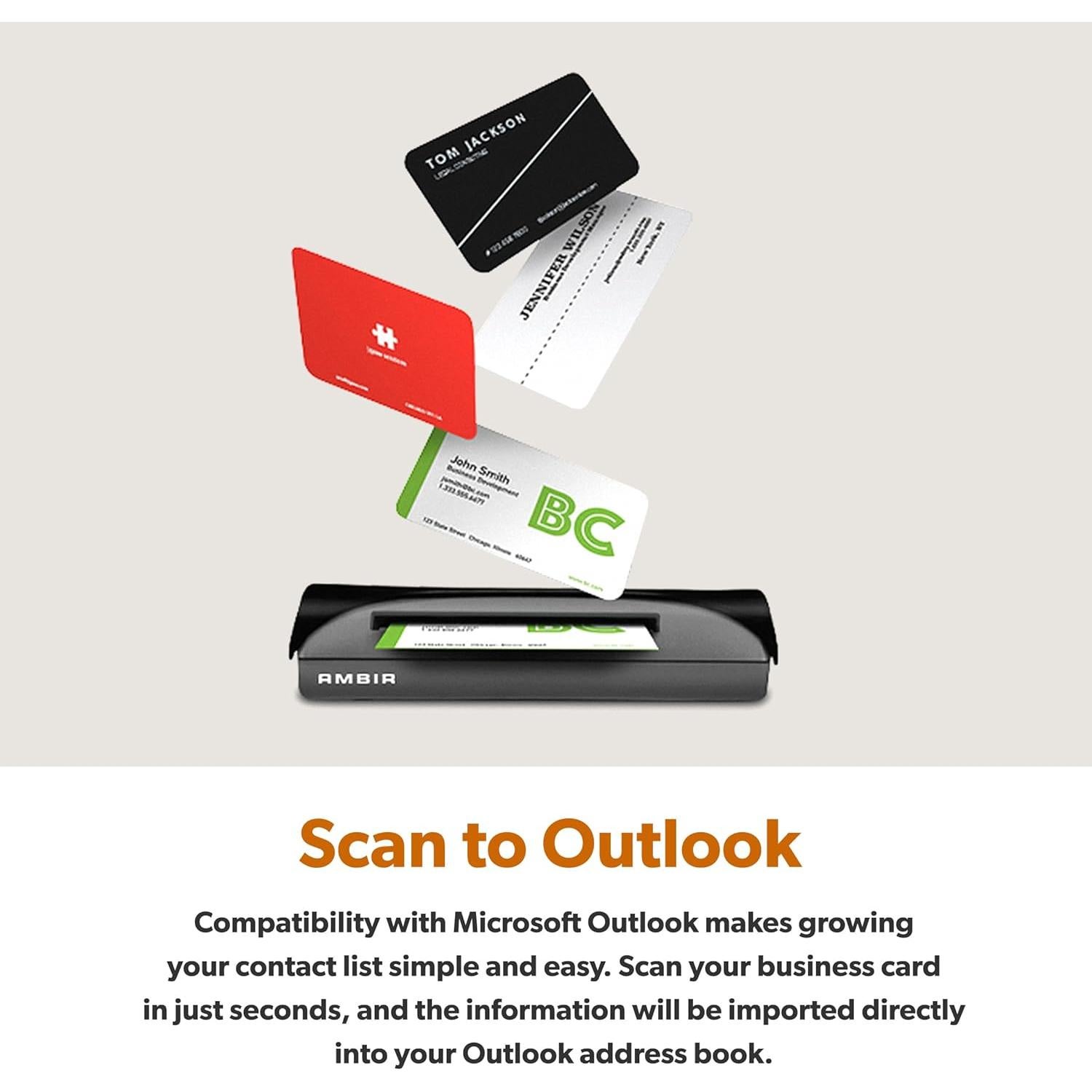 Escáner de tarjetas Ambir PS667 con software ABBYY