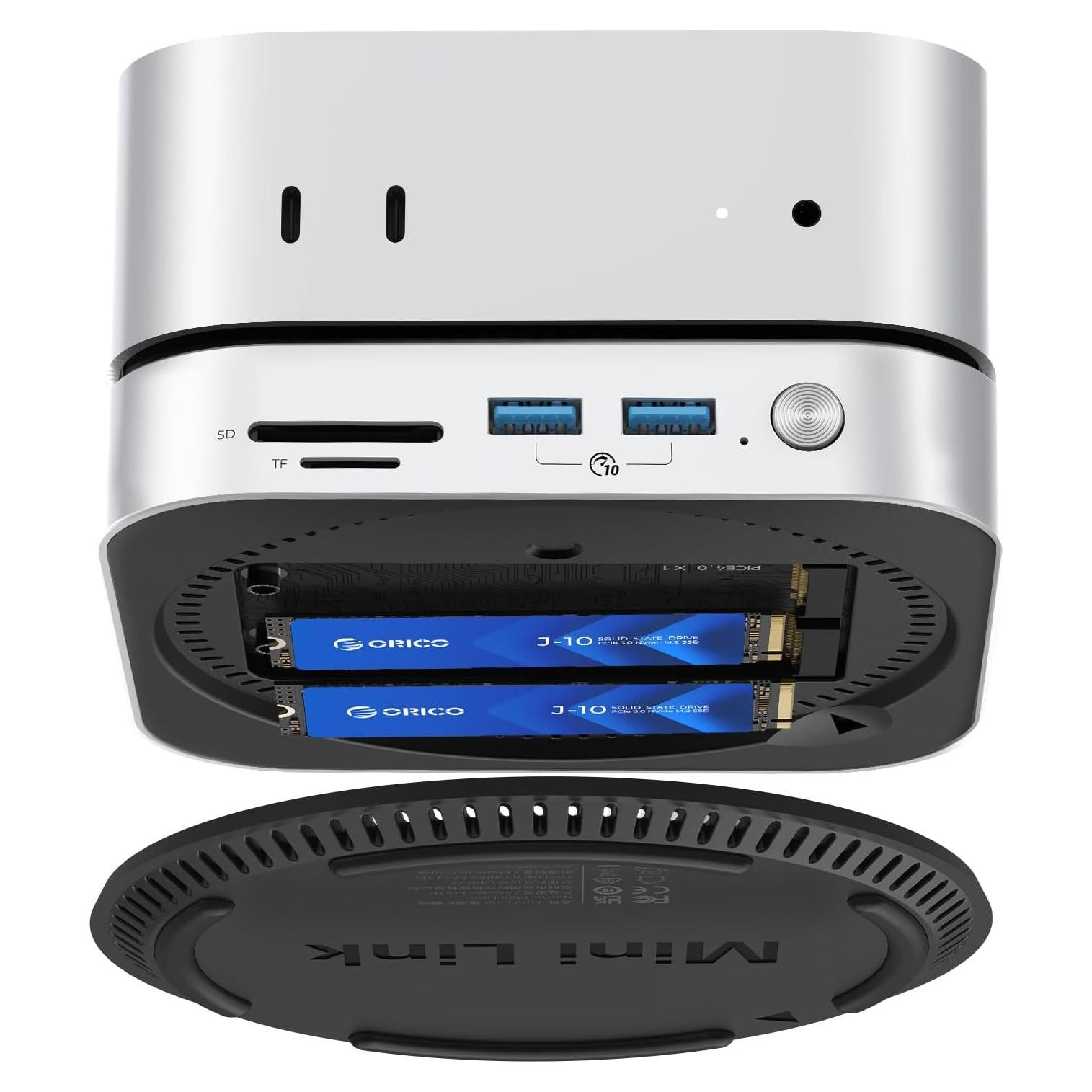 Estación de Acoplamiento ORICO 7-en-1 USB4 para Mac mini M4