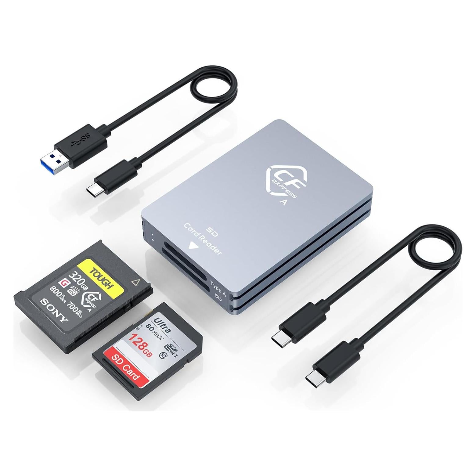 Lector de Tarjetas CFexpress Tipo A y SD Rocketek USB 3.2