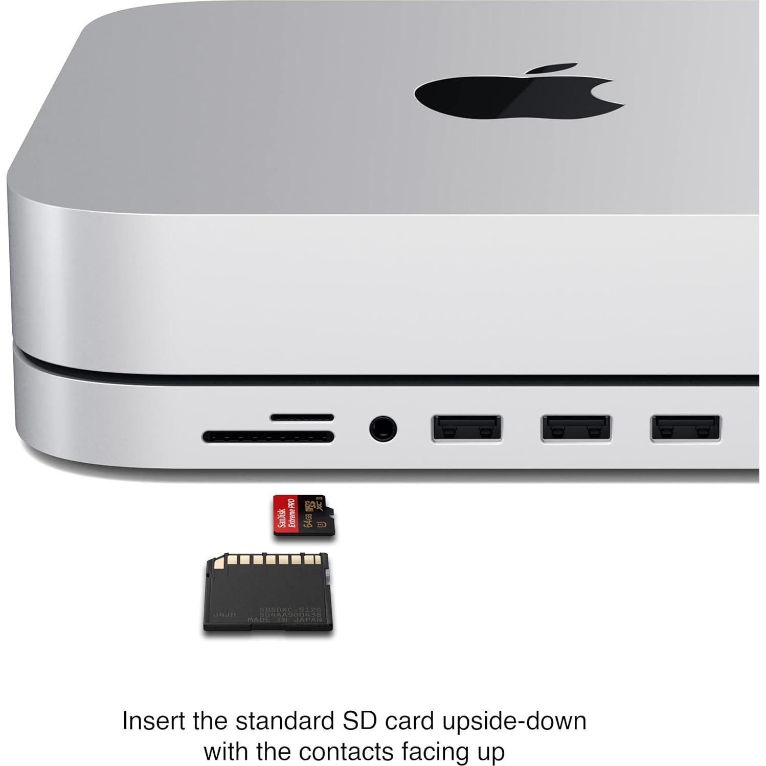 Satechi Hub USB-C 6-en-1 para Mac Mini Plata
