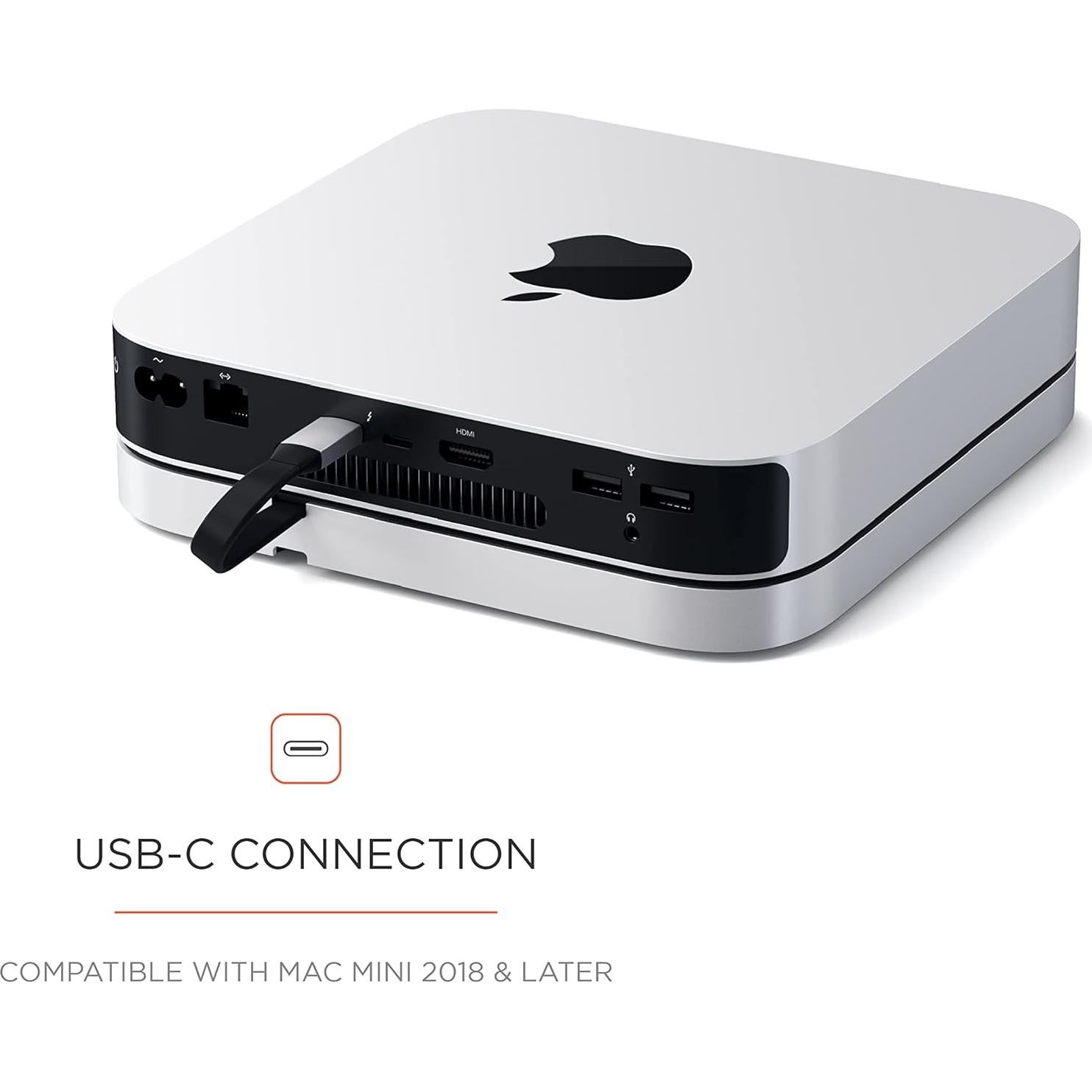 Satechi Hub USB-C 6-en-1 para Mac Mini Plata