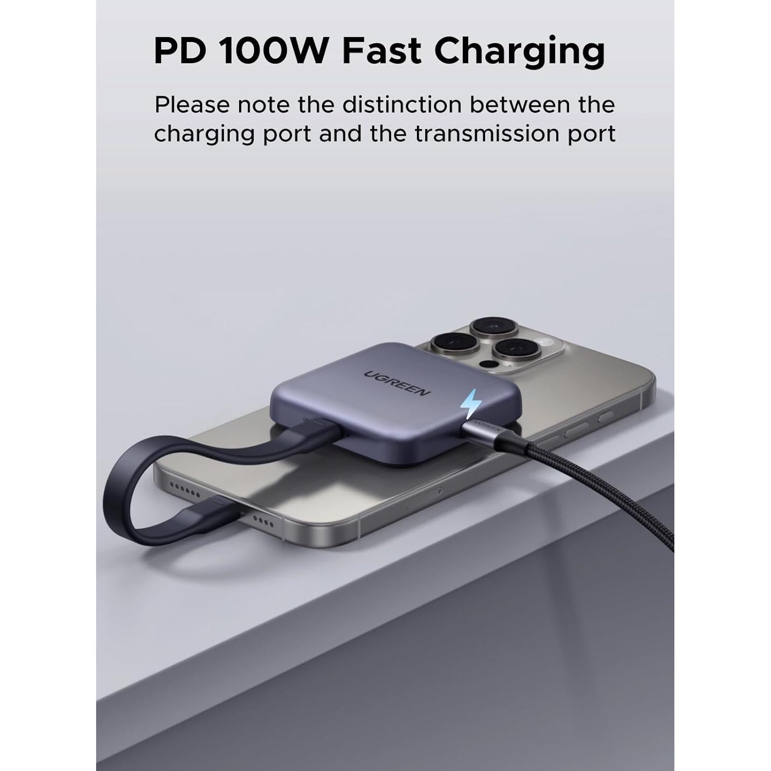 Lector de Tarjetas SD UGREEN 4.0 USB-C Magnético 312MB/s