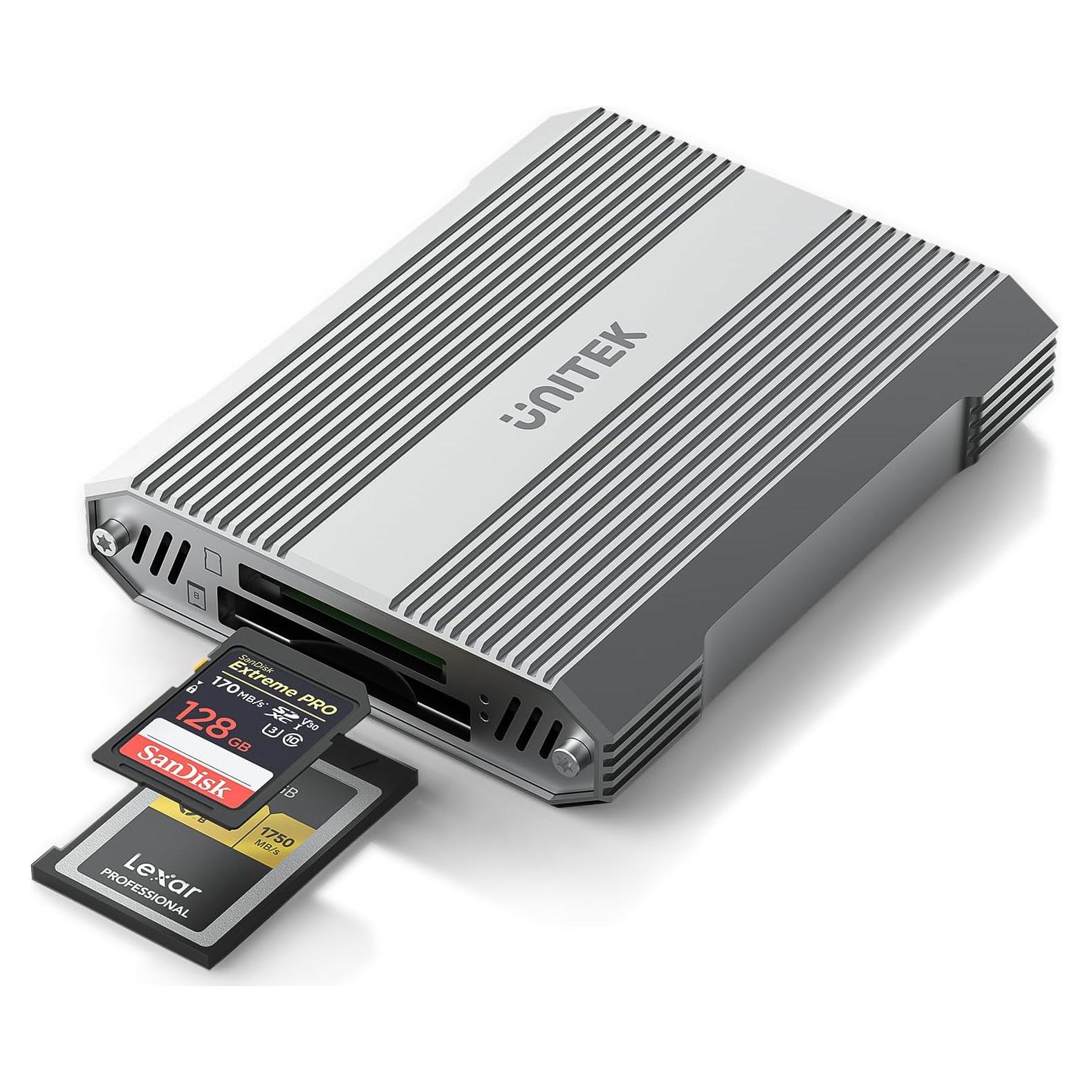 Lector de Tarjetas Unitek CFexpress Tipo B y SD 10Gbps