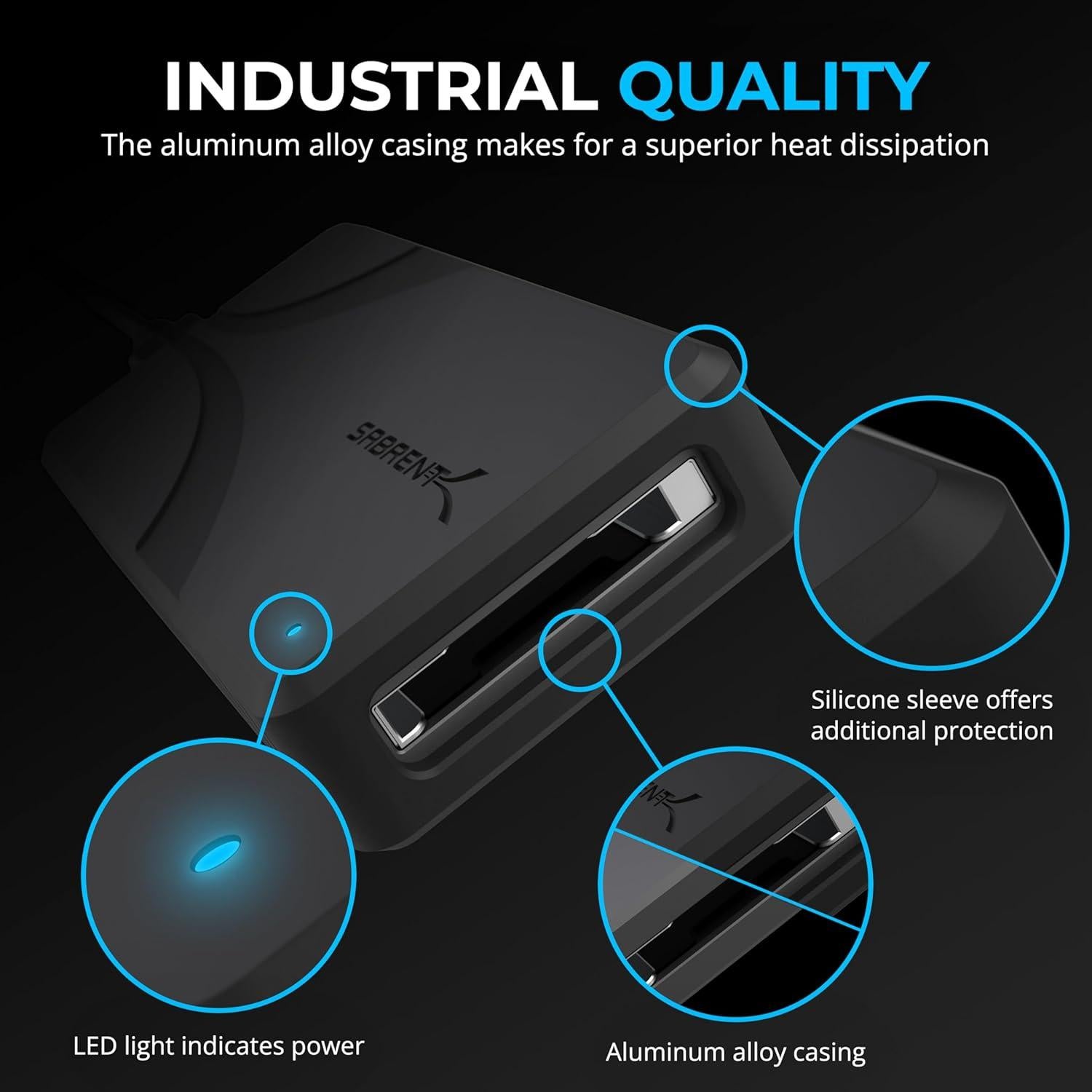 Lector de Tarjetas CFexpress Tipo B USB4 Sabrent CR-U4XB - 40Gbps