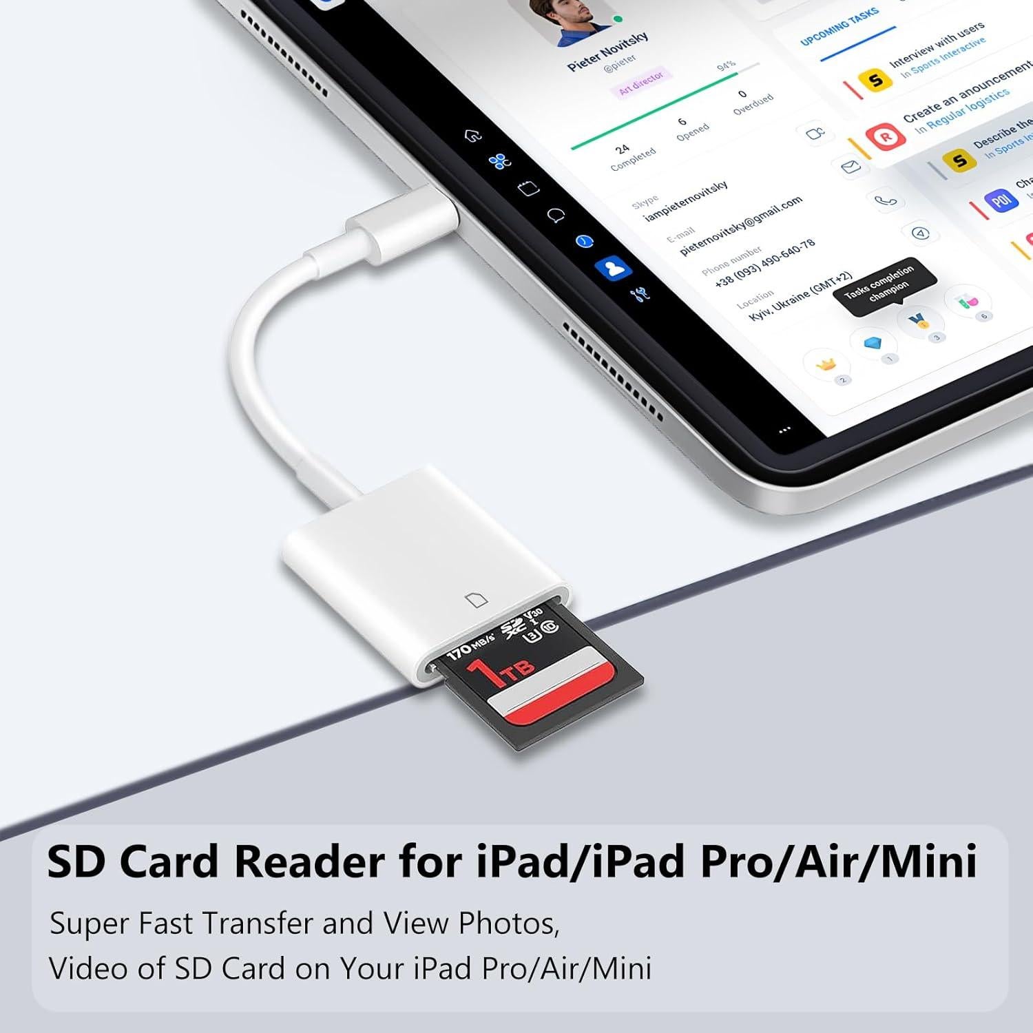 Lector de Tarjetas SD USB C Criello para iPhone 15/16 - Alta Velocidad
