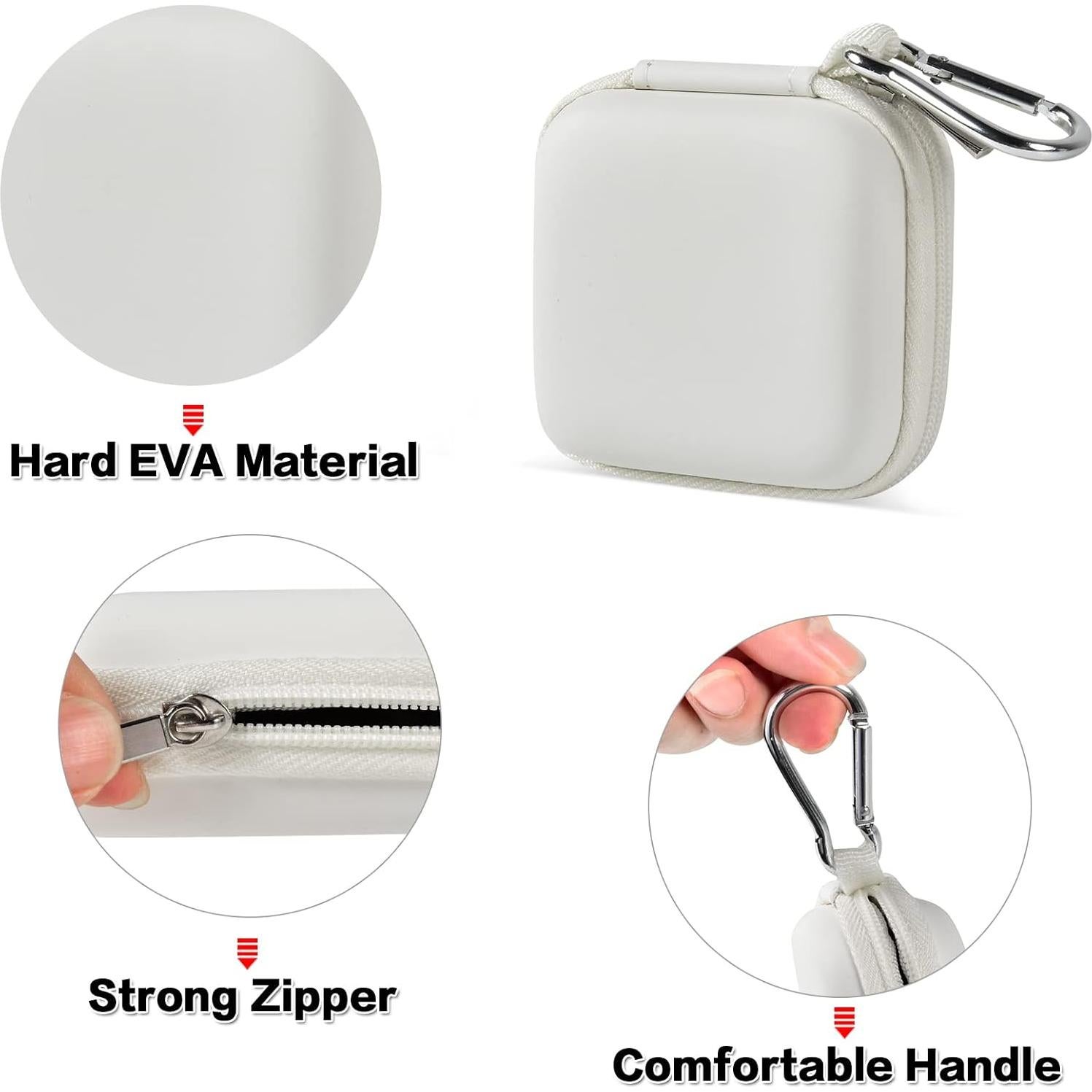 Funda Dura para Lector de Tarjetas Chip COMECASE Blanca