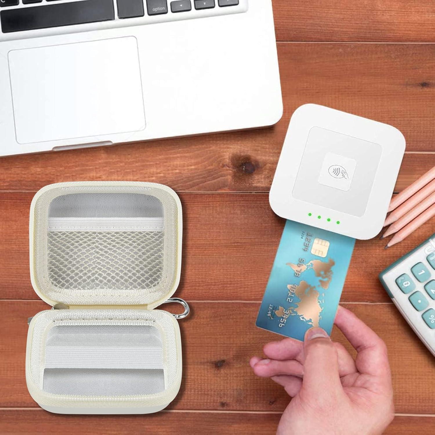 Funda Dura para Lector de Tarjetas Chip COMECASE Blanca