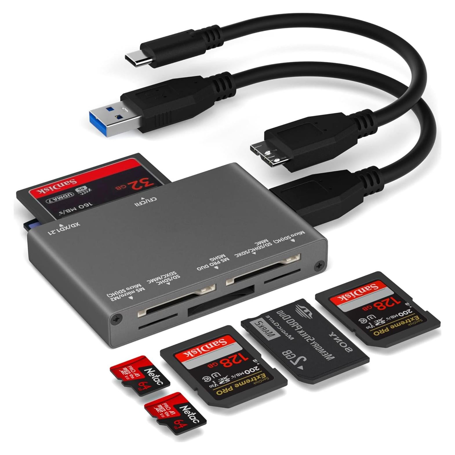 Lector de Tarjetas SD 7 en 1 Togconn USB 3.0 Alta Velocidad
