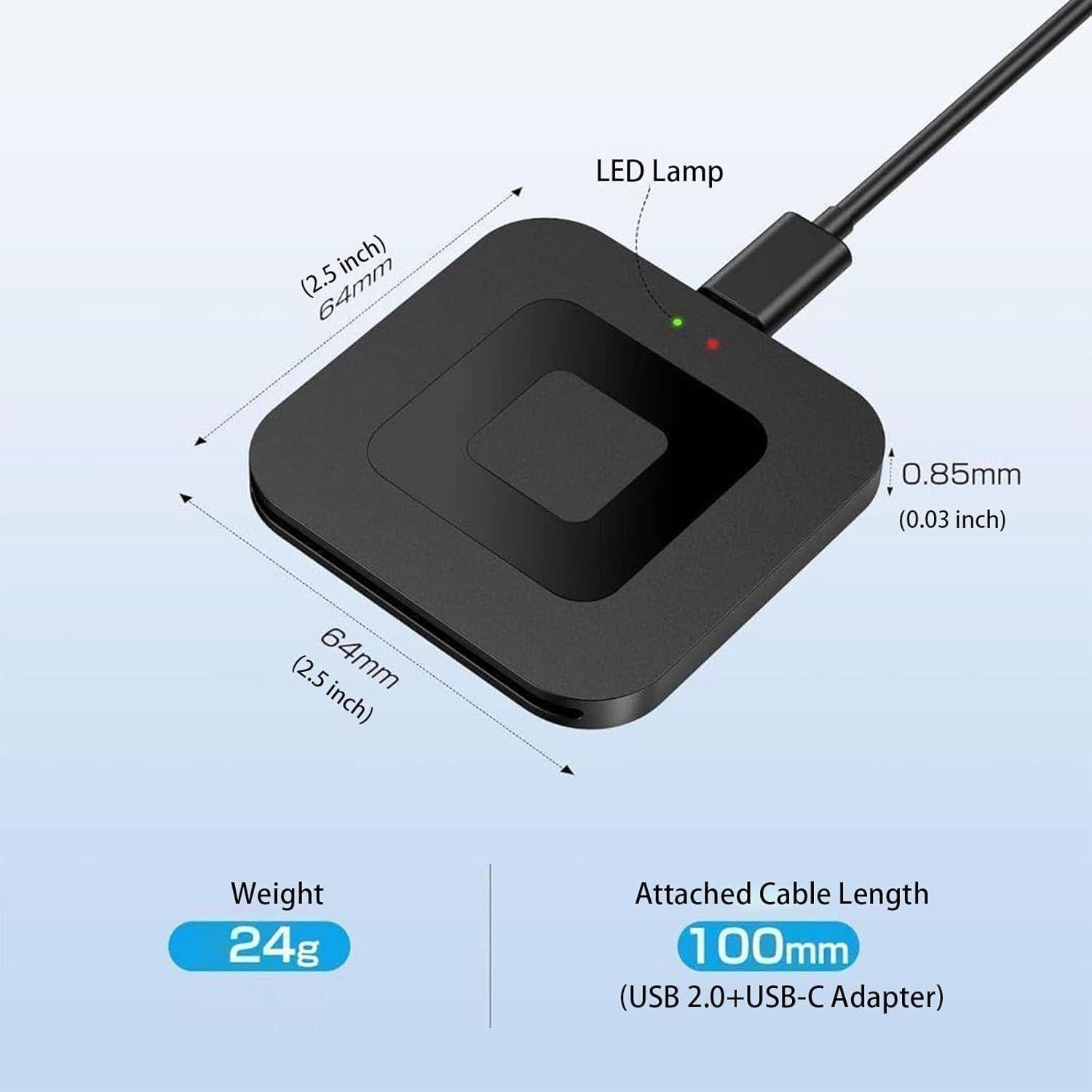 Lector de Tarjetas Inteligentes CAC USB Aiyingmei - Compatible con Windows, Mac y Linux