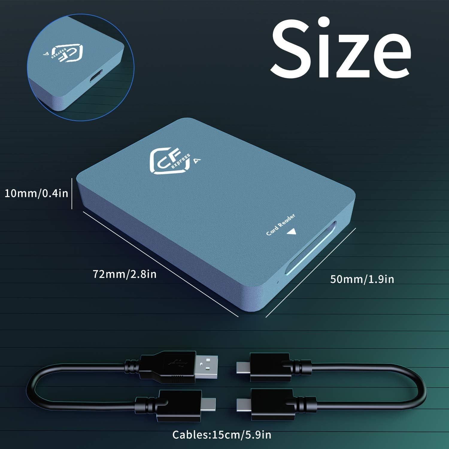 Lector de Tarjetas CFexpress Tipo A Rytaki USB 3.1 10Gbps