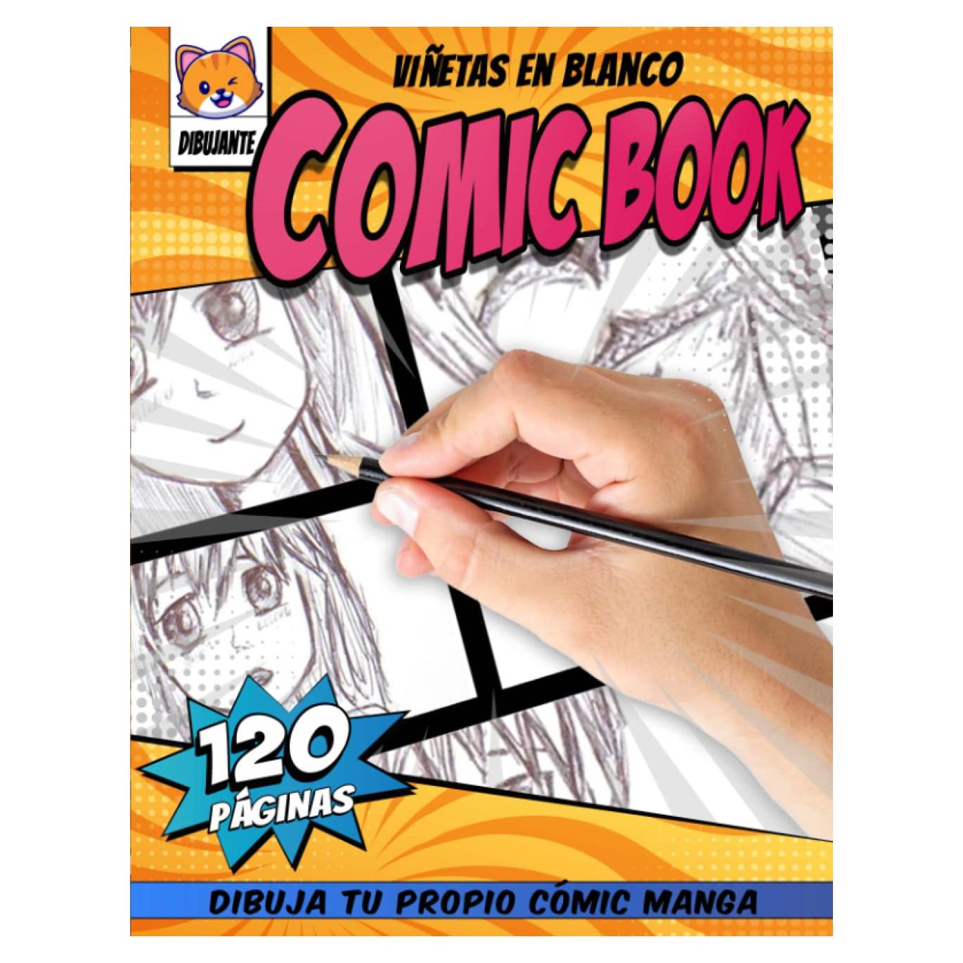 Cuaderno de Cómics en Blanco 120 Páginas 22x28cm