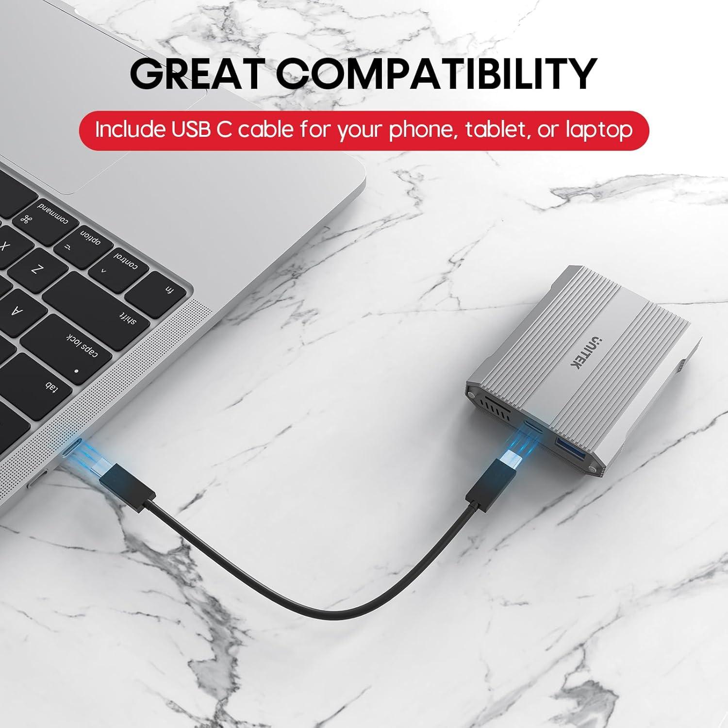 Lector de Tarjetas CFexpress Tipo B Unitek R1022C 4 en 1 USB 3.2