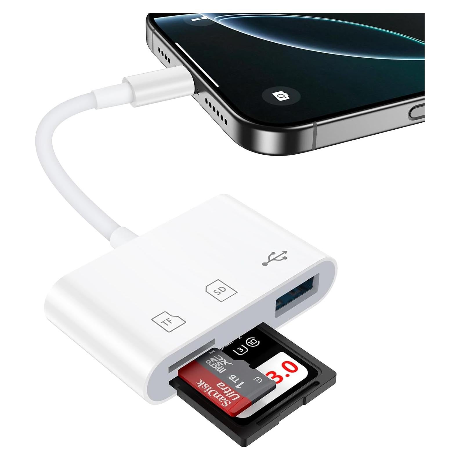 Lector de Tarjetas SD USB-C iHoto para Samsung y iPhone