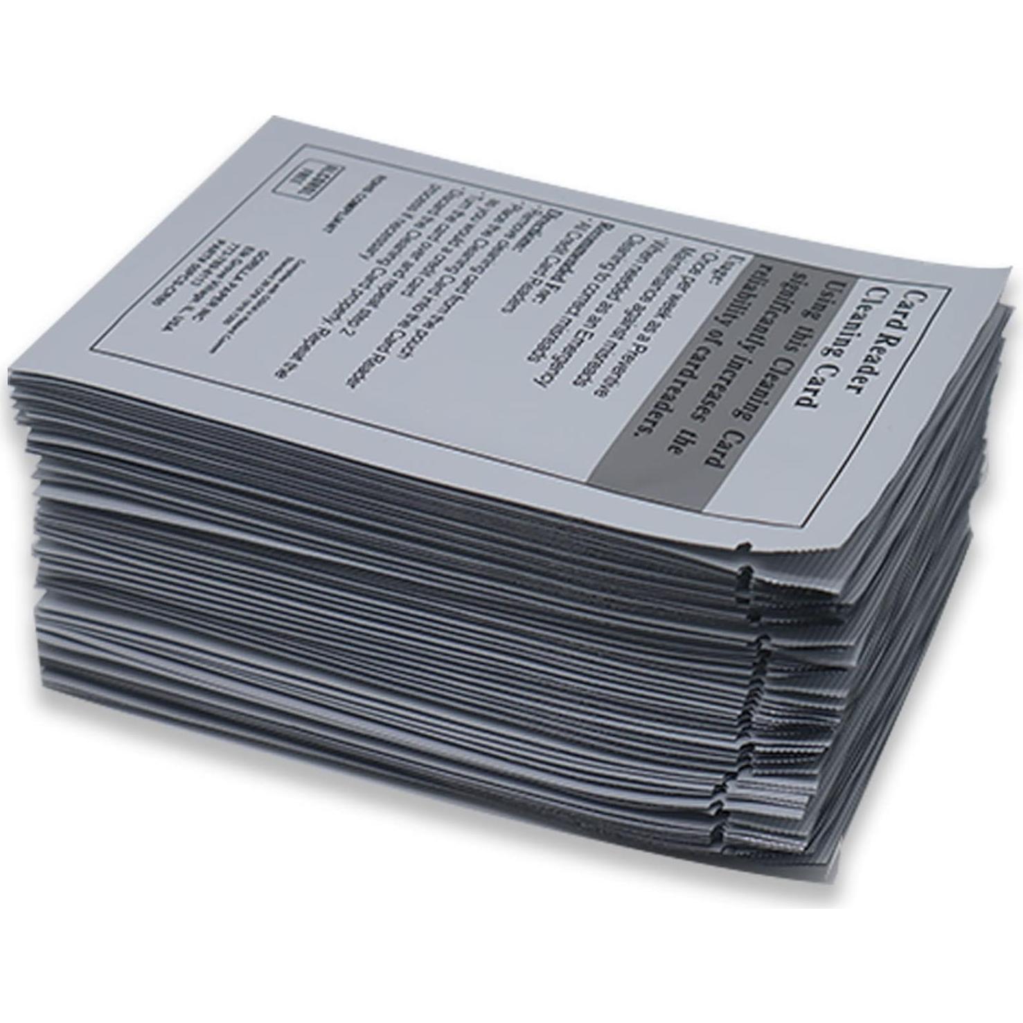 Tarjetas de Limpieza GORILLA SUPPLY CR80 - 50 Pcs Doble Cara