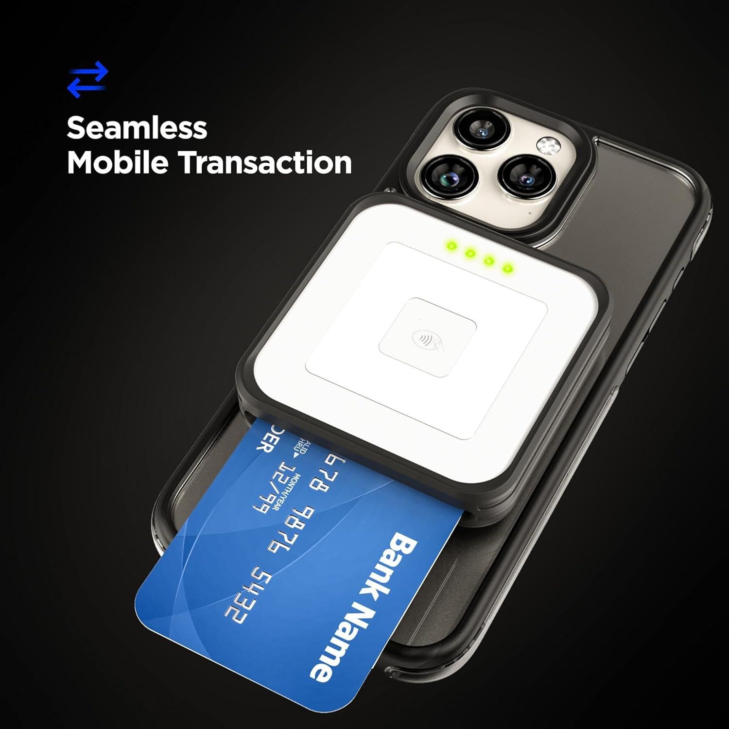 Funda Protectora TPU para Lector Square 2da Generación - Negro