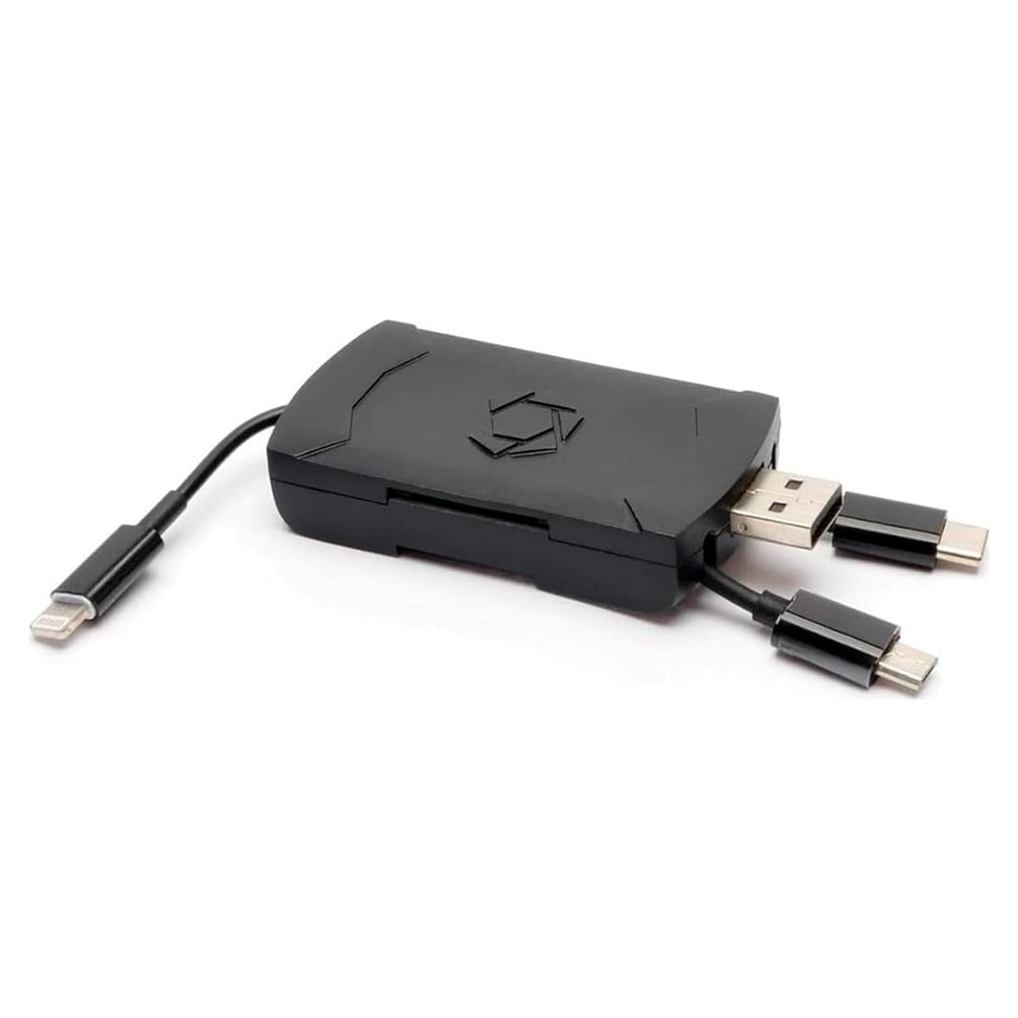 Lector de Tarjetas 4-en-1 Stealth Cam para iOS y Android