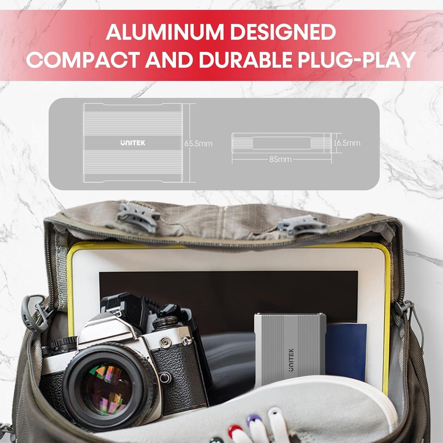 Lector de Tarjetas CFexpress Tipo A y SD Unitek R1022A 10Gbps