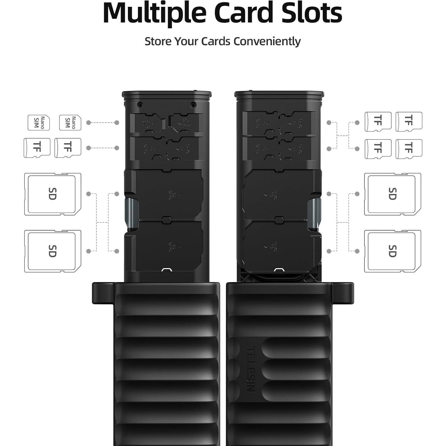 Lector de Tarjetas SD TELESIN S6-MCR-01 USB-C 312MB/s