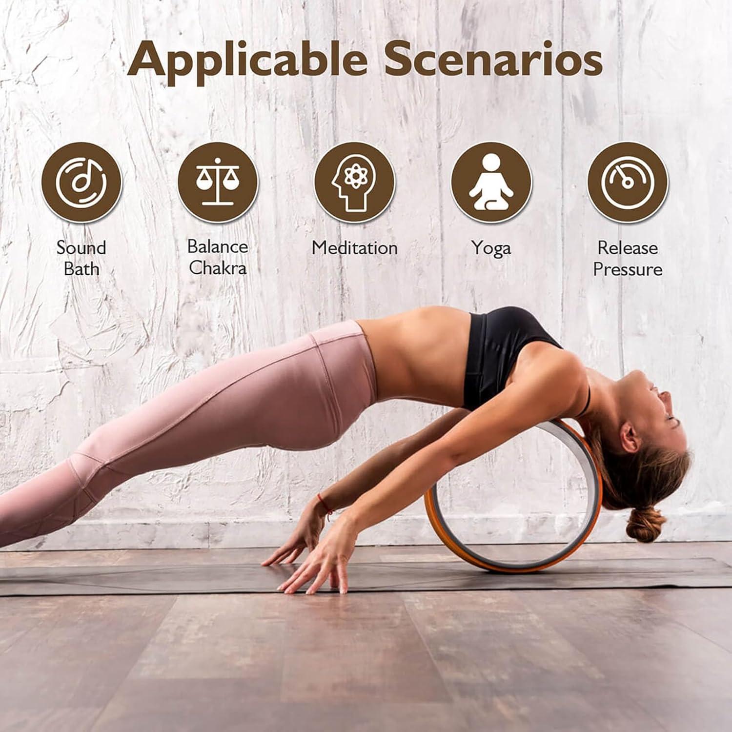 Tazón de Canto de Cristal 20 cm Nota G 432hz con Martillo y Funda