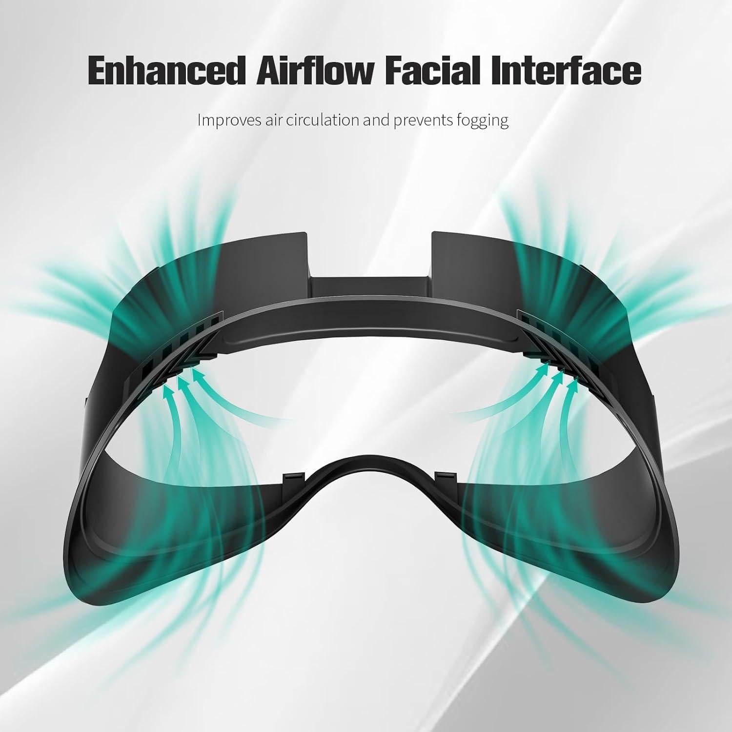 Funda Facial PU para Meta Quest 3 - Comodidad y Anti-Fugas