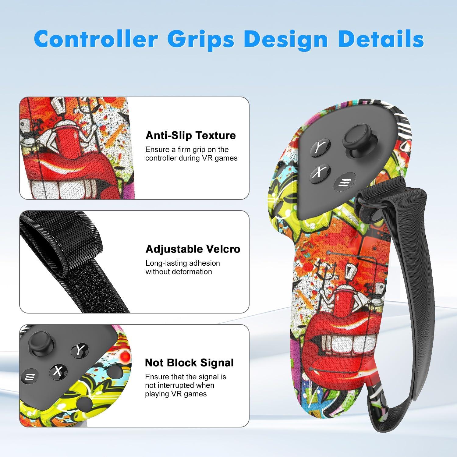 Conjunto de Silicona Rechale para Meta Quest 3S - Accesorios VR