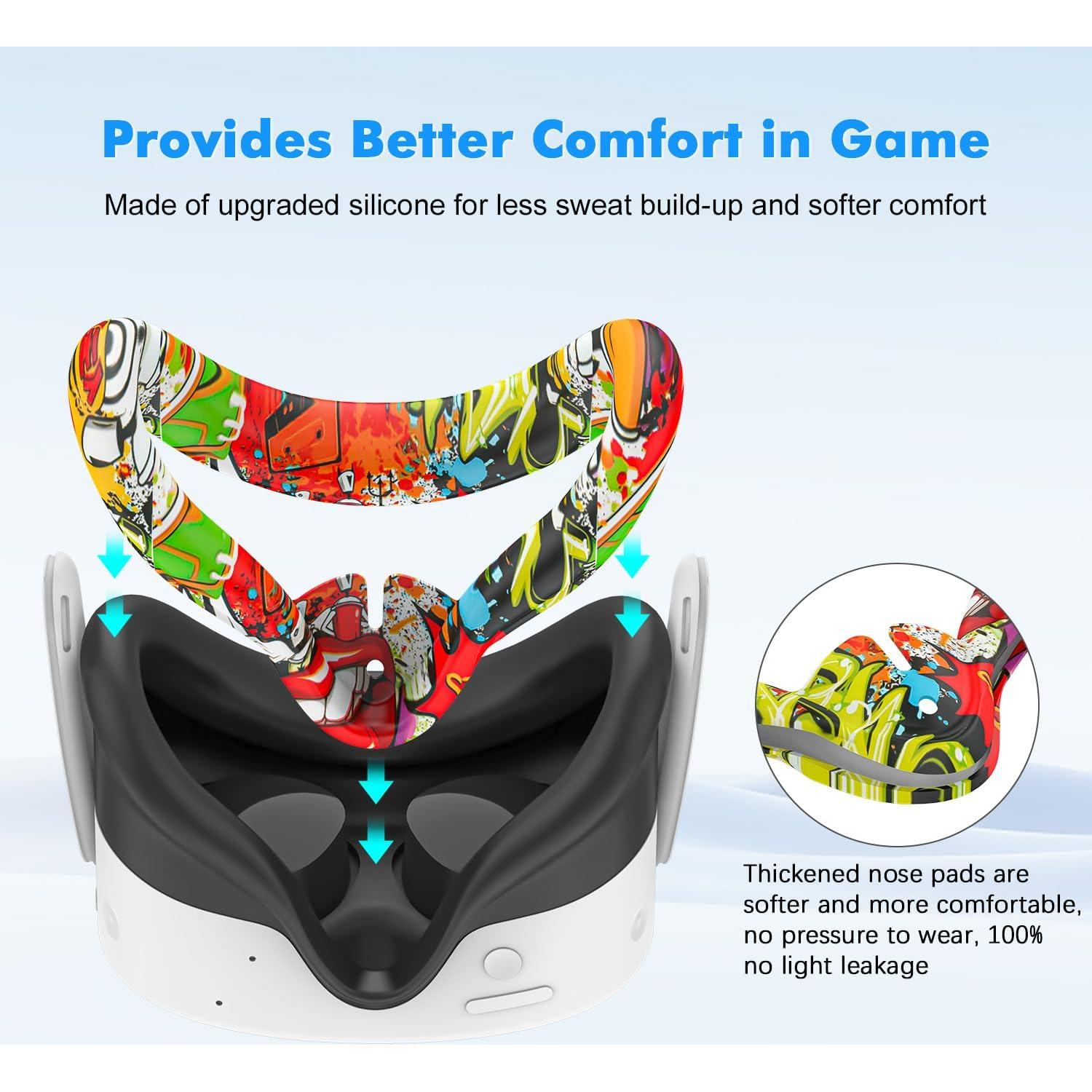 Conjunto de Silicona Rechale para Meta Quest 3S - Accesorios VR