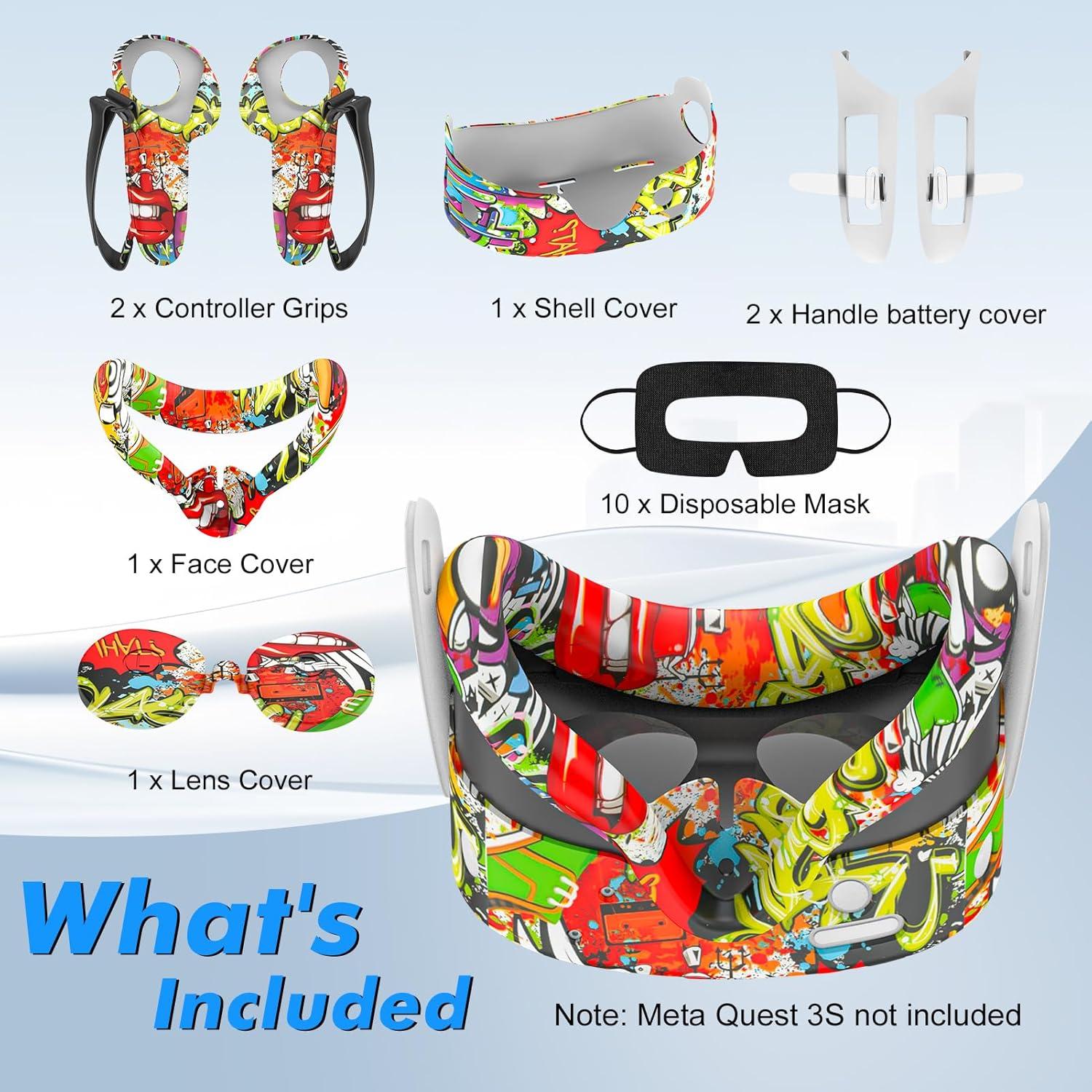 Conjunto de Silicona Rechale para Meta Quest 3S - Accesorios VR