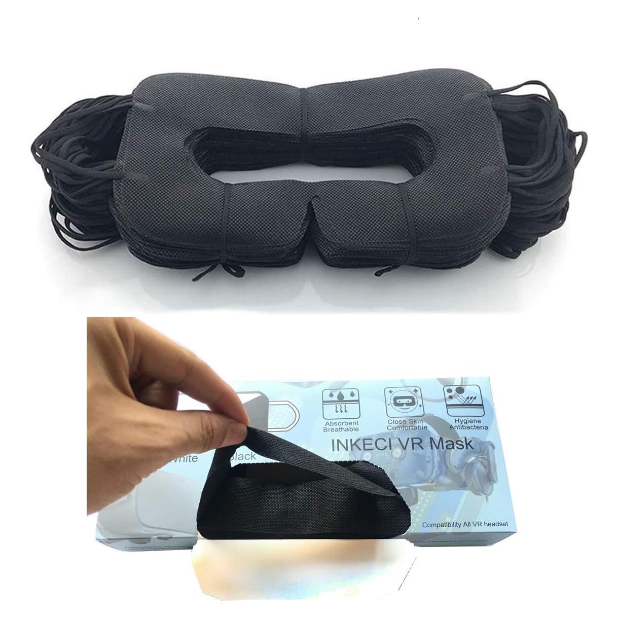 Máscara Desechable para Ojos VR INKECI 100 Pcs Negra