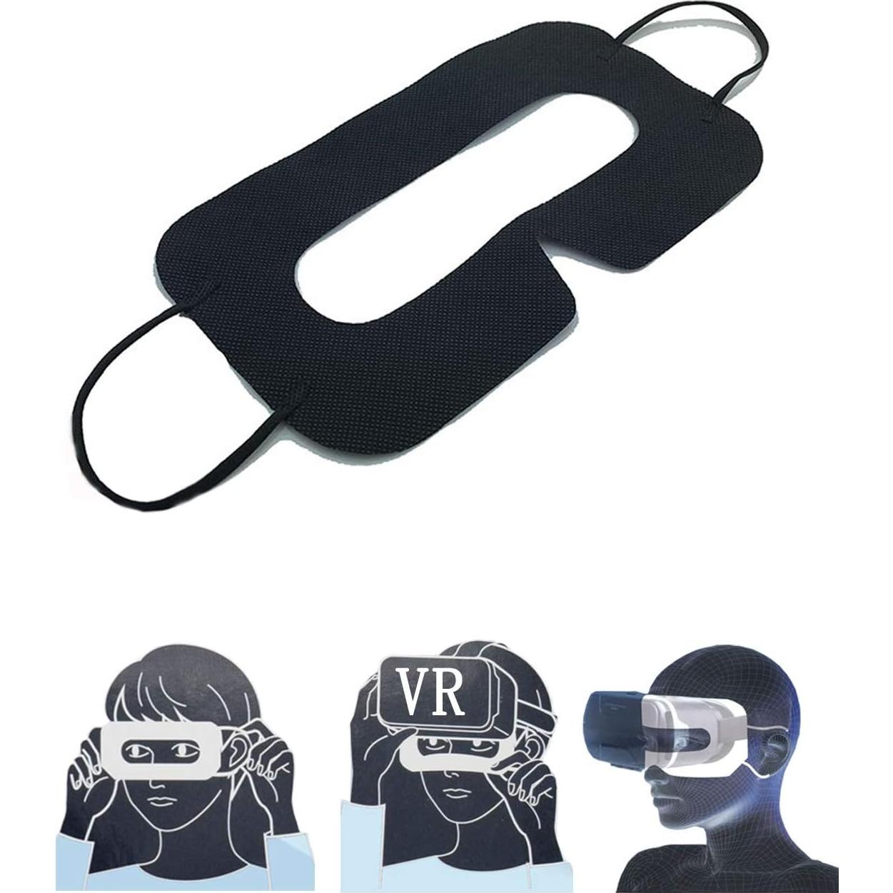 Máscara Desechable para Ojos VR INKECI 100 Pcs Negra